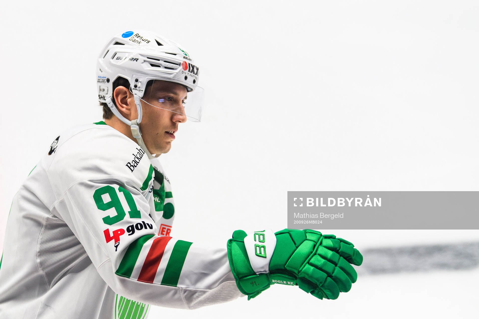 Rögles Adam Tambellini gör 0-1 och jublar