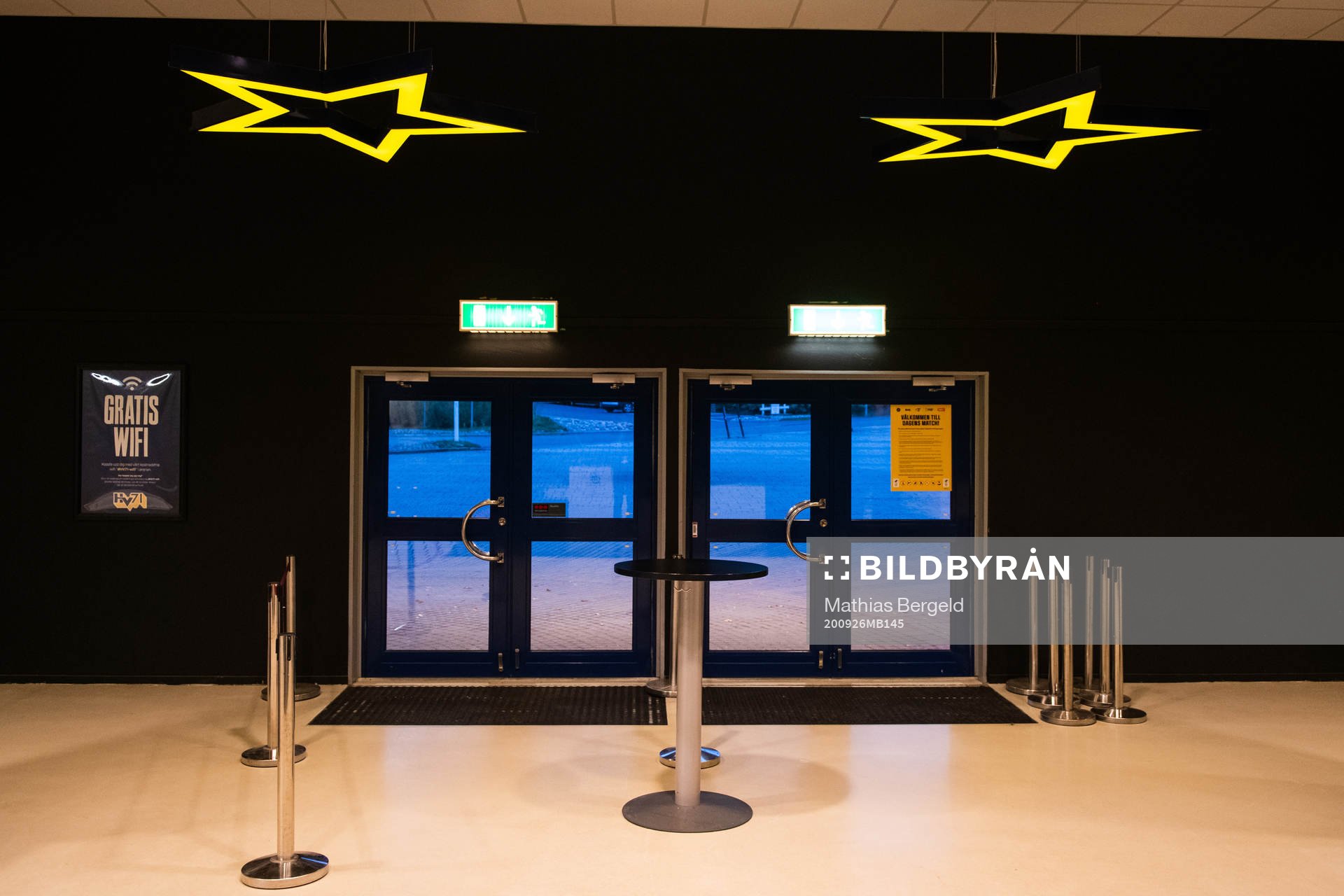 Entrén vid Husqvarna Garden Arena