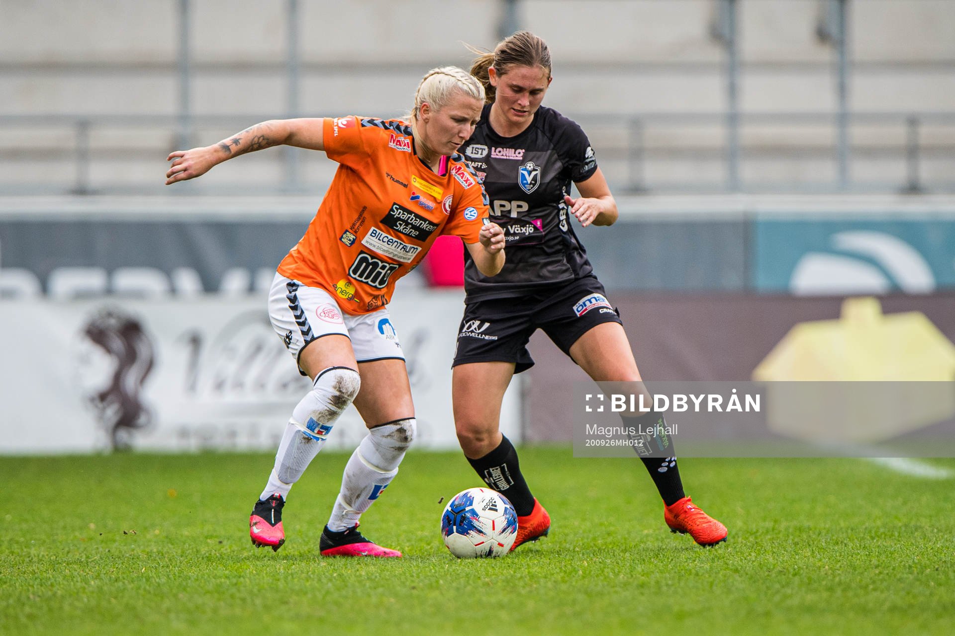 Kristianstads Halie Janae Mace  och Växjös Emilie