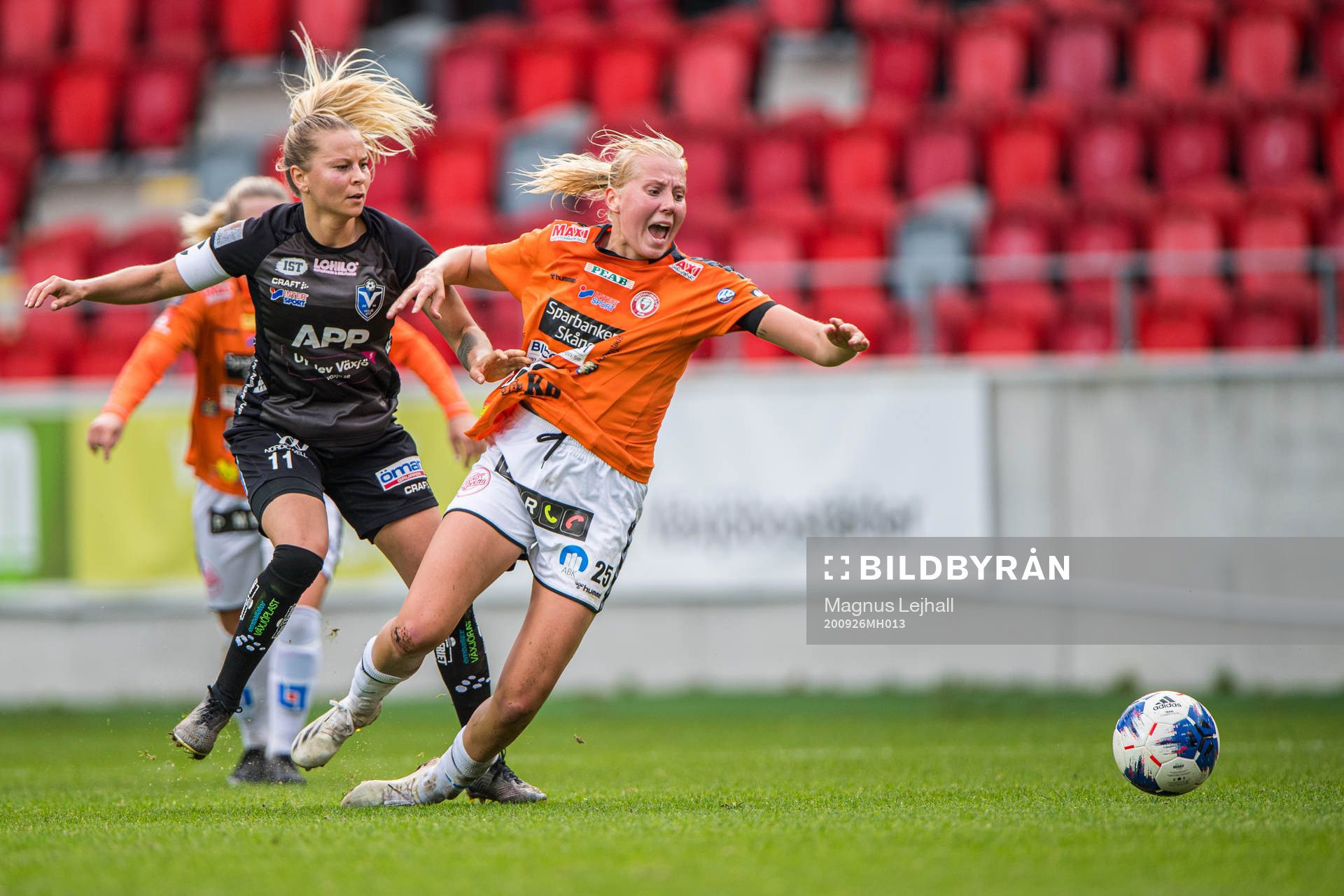 Växjös Emmi Alanen  och Kristianstads Evelina Duljanunder