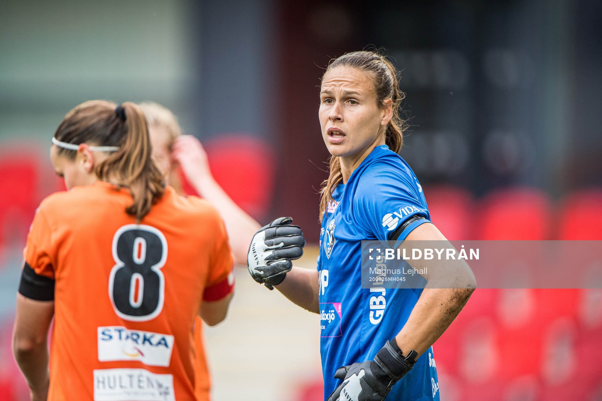 Växjös målvakt Katlynn Fraine