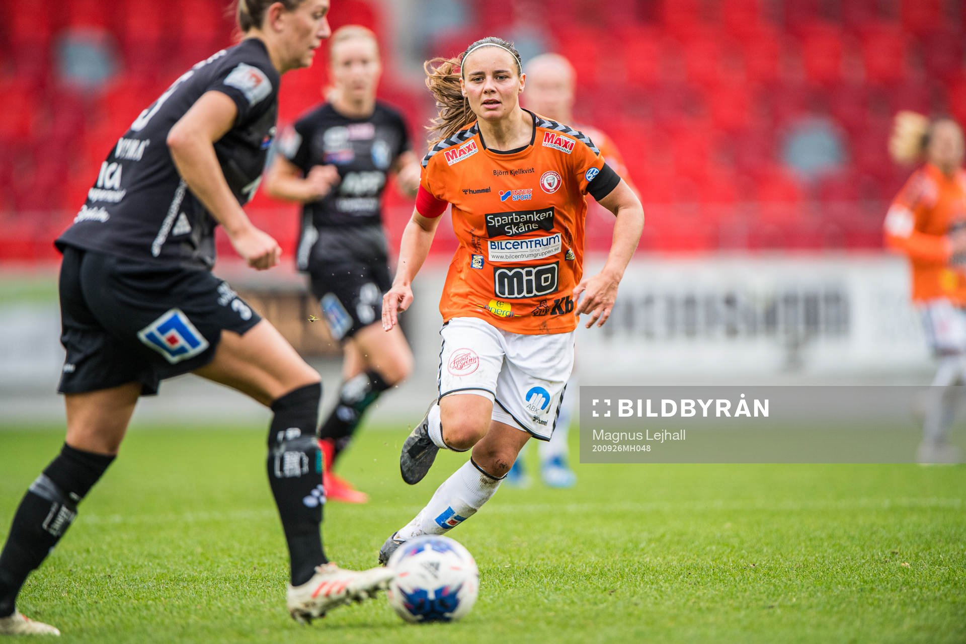 Kristianstads Alice Nilsson  och Växjös Jennie Nordin