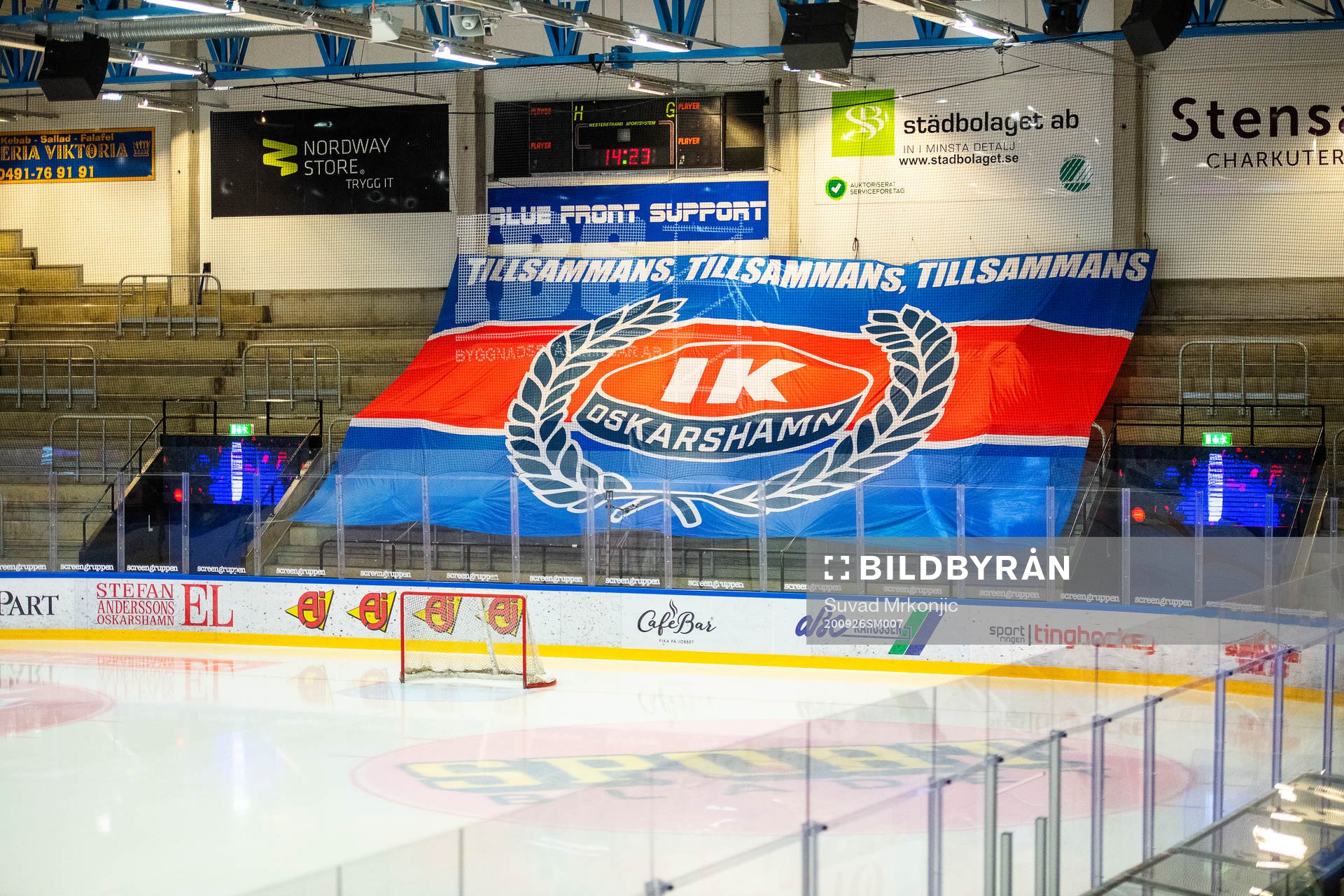 Interiör av Be-Ge Hockey Center