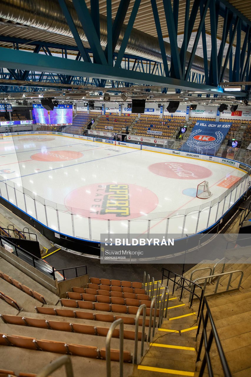 Interiör av Be-Ge Hockey Center
