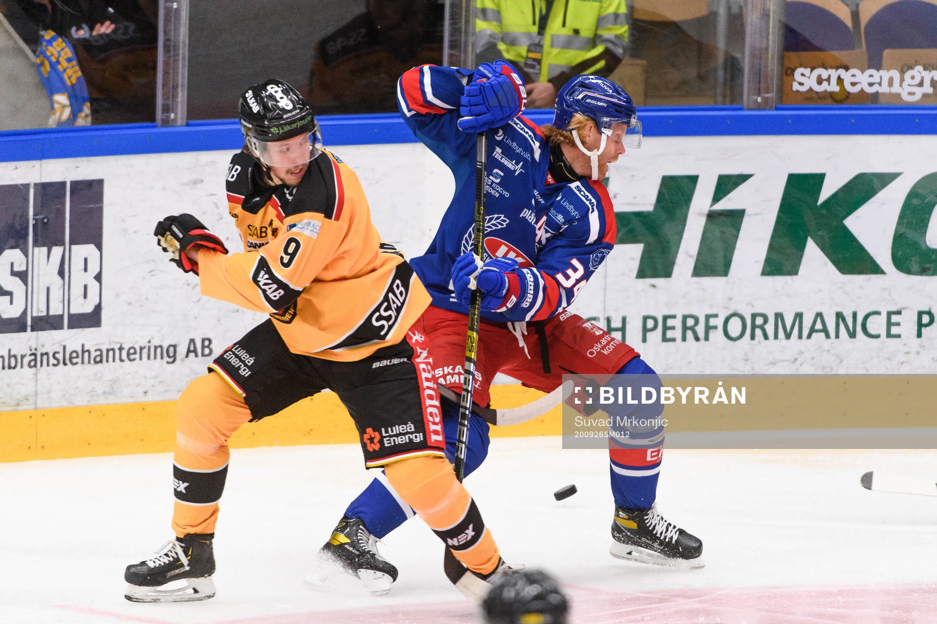 Oskarshamns Philip Samuelsson och Luleås Victor Berglund