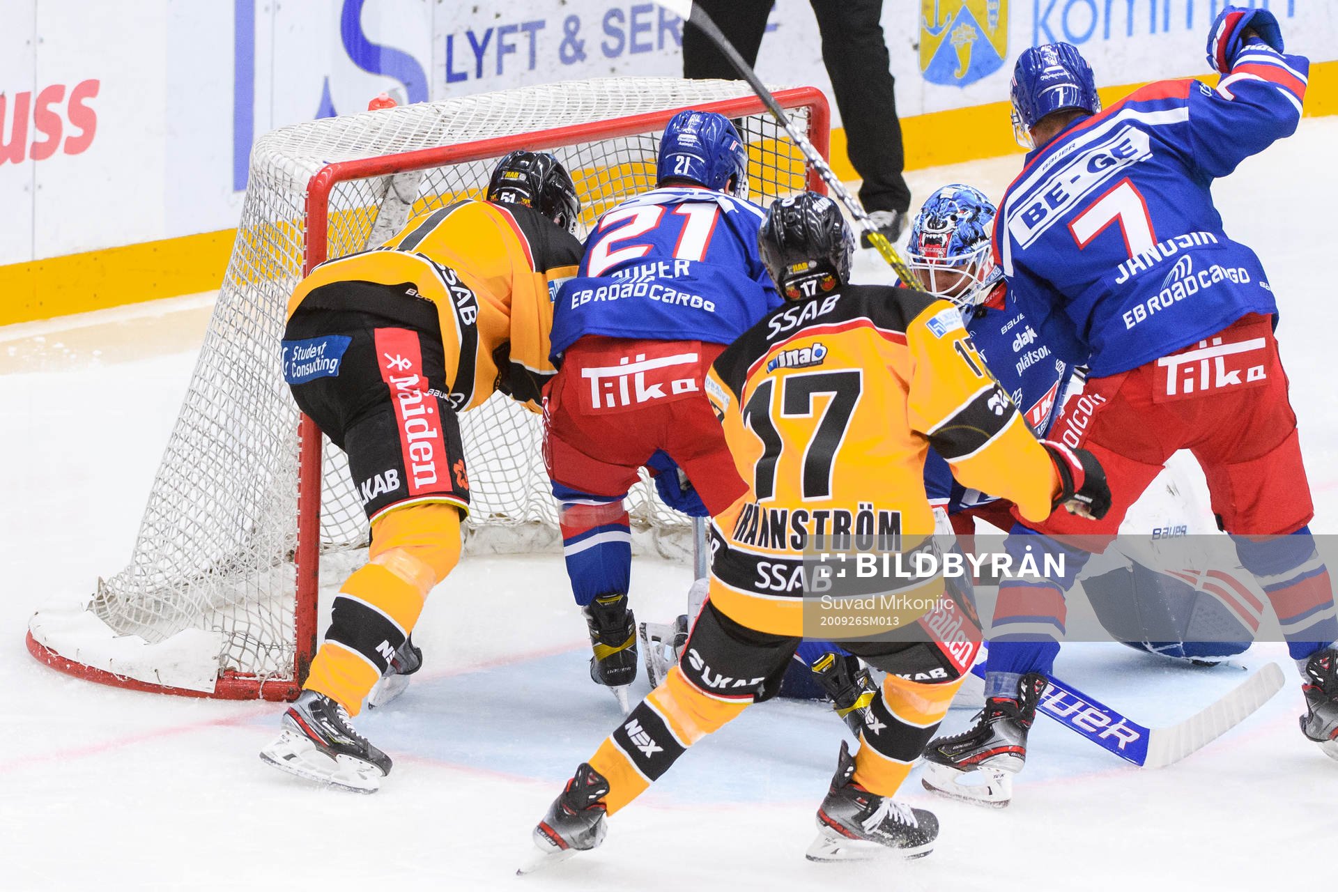 Luleås Petter Emanuelsson gör 1-1