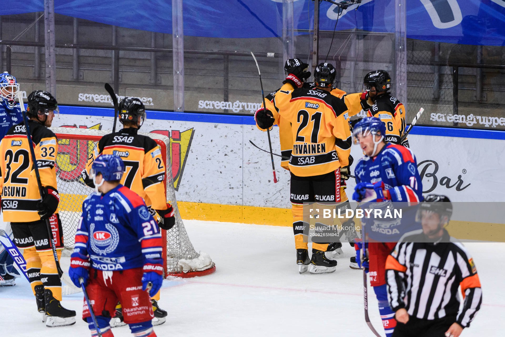 Luleås Juhani Tyrväinen jublar