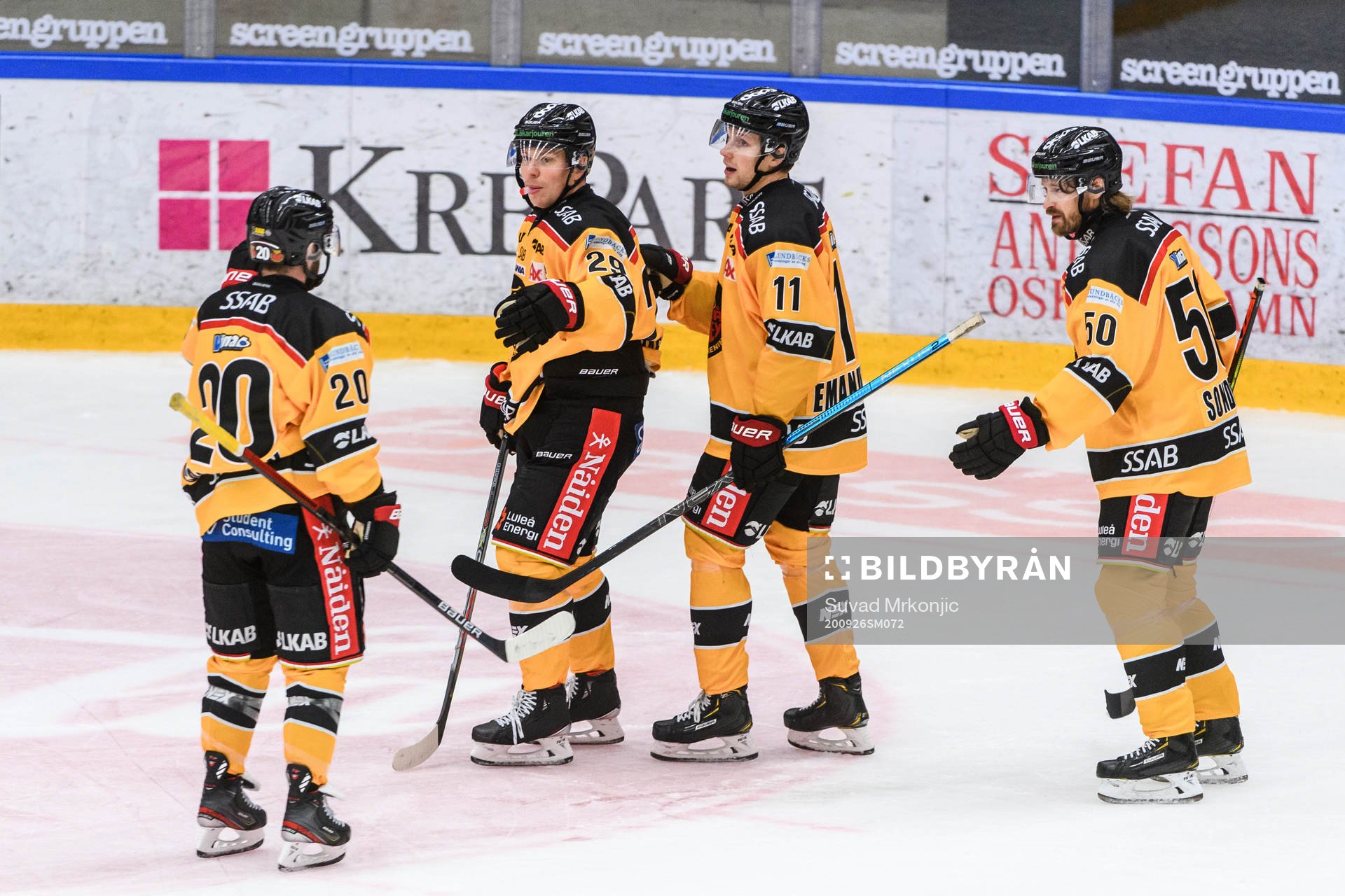 Luleås Jack Connolly , Erik Gustafsson , Petter