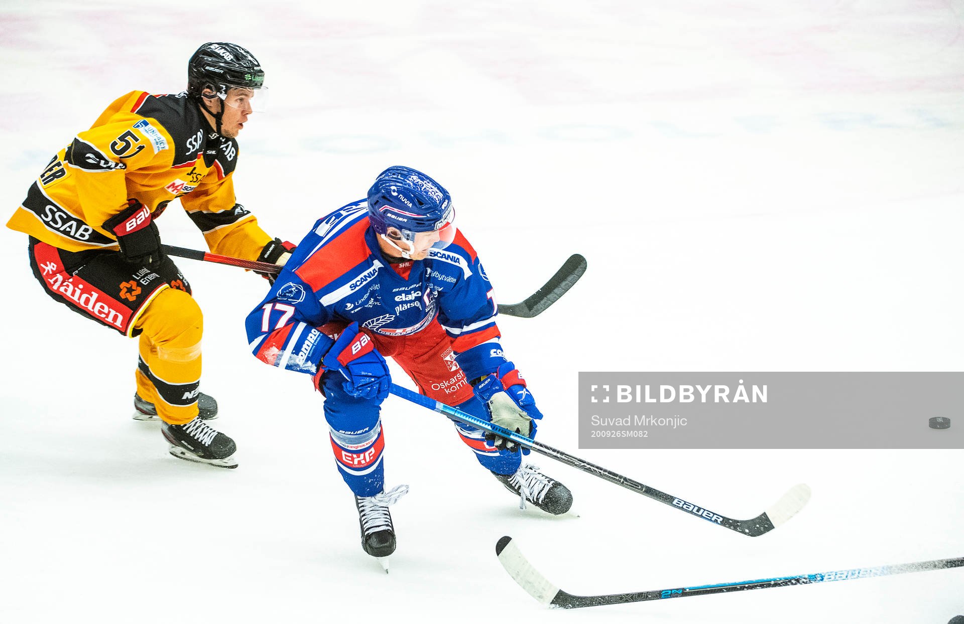 Oskarshamns Jonas Engström och Luleås Filip Hållander
