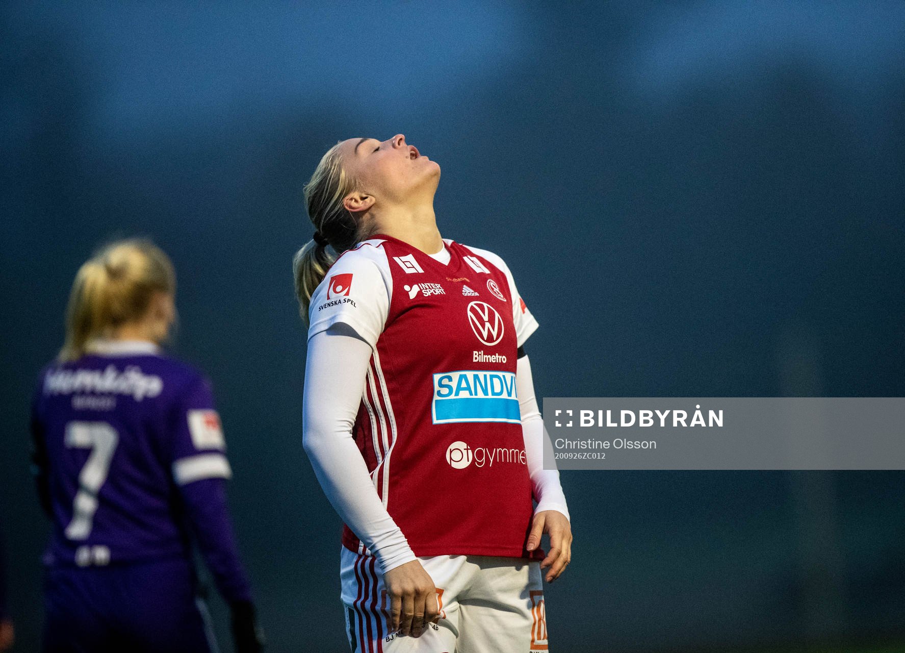 Sandvikens Klara Folkesson deppar