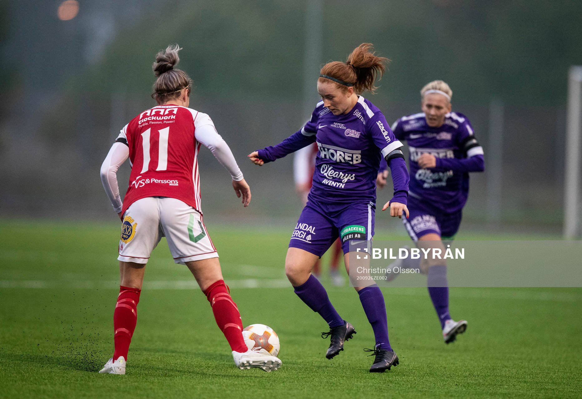 Jitex Ella Reidy och Sandvikens Sanna Signeul
