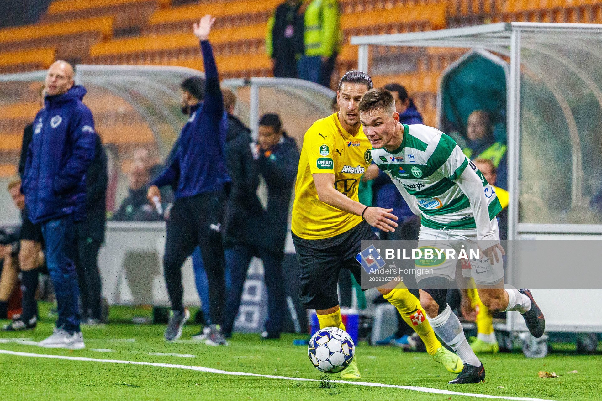 Jönköpings Edin Hamidovic och Västerås Filip Almström