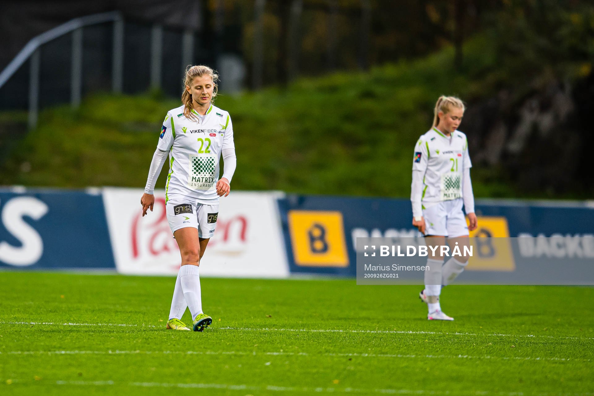 Mari Løyland Vassanyi of Øvrevoll Hosle looks dejected