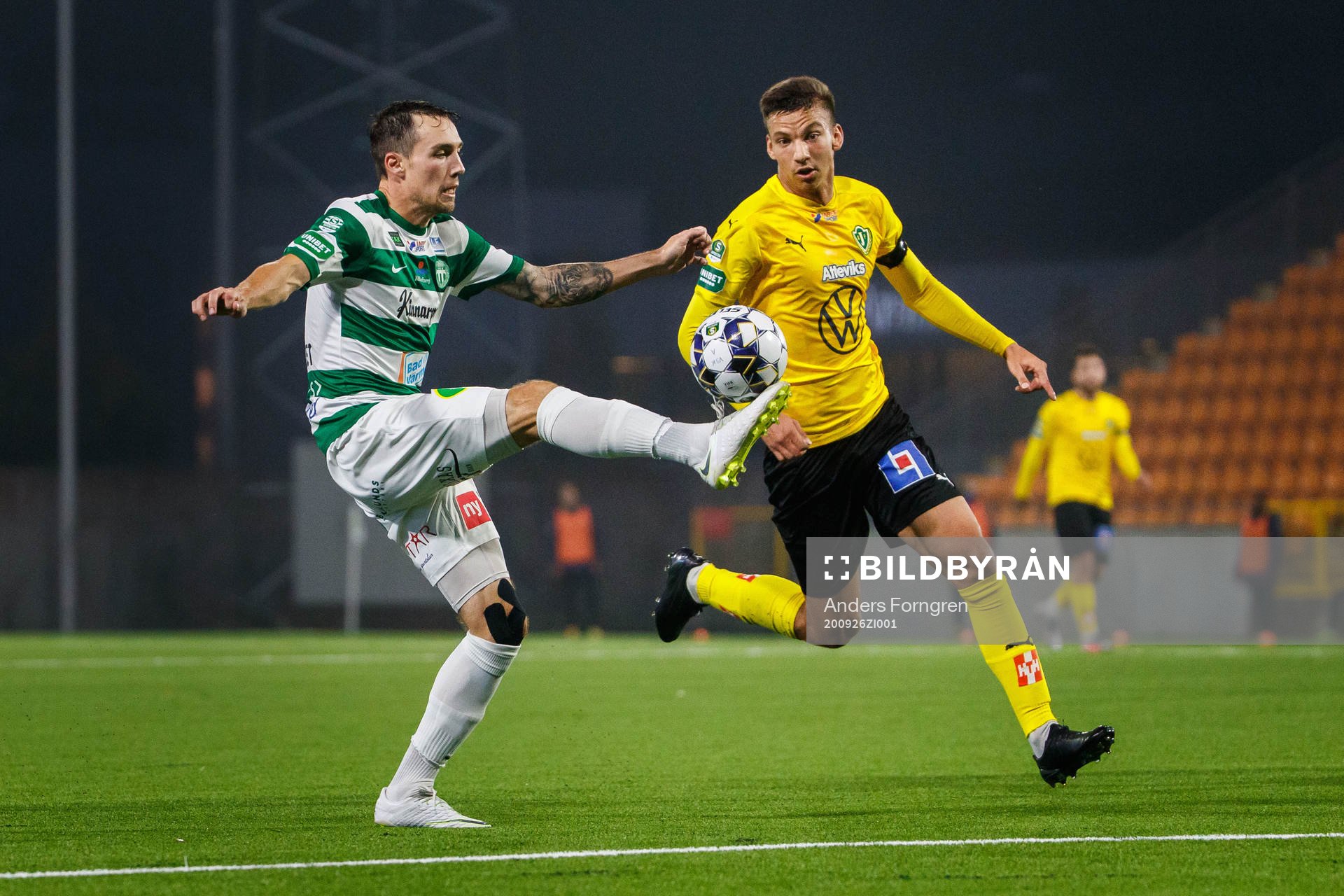 Västerås Filip Tronet och Jönköpings Kevin Rodeblad Lowe