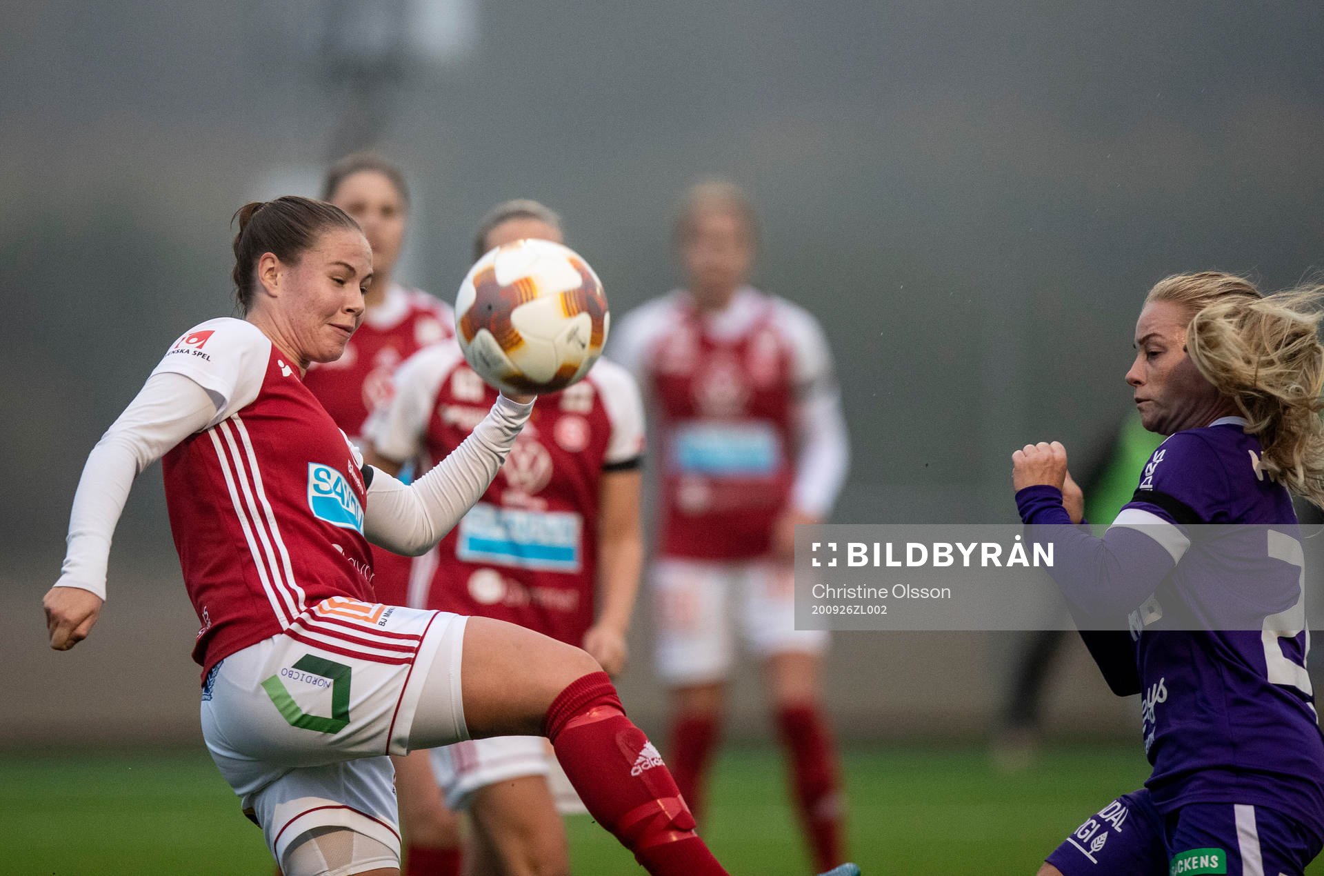 Sandvikens Stina Huss och Jitex Lina Reinl