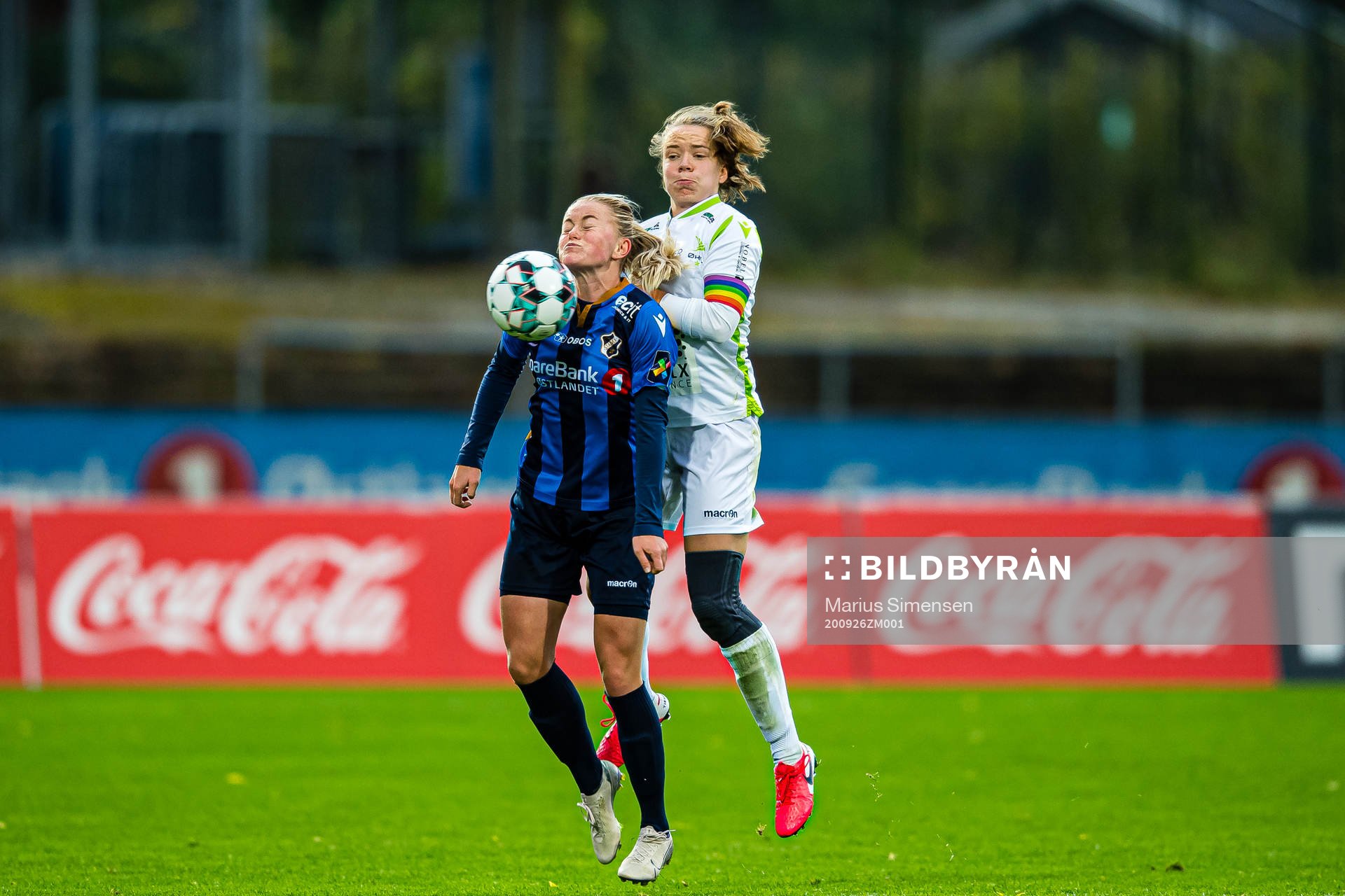 Zara Katarina Jönsson of Stabæk and Susanne Oliver