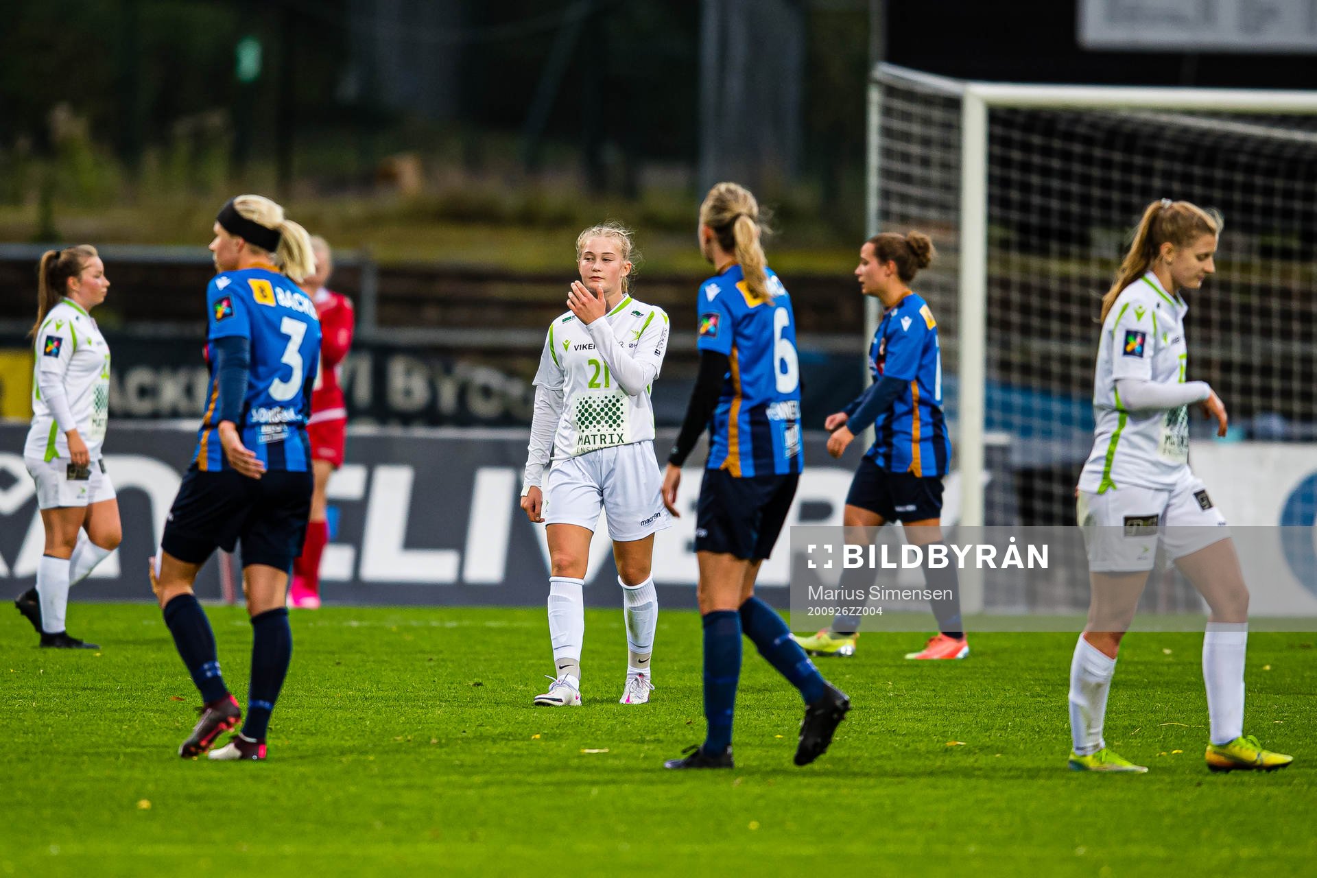 Malene Maslø Dunsby of Øvrevoll Hosle looks dejected