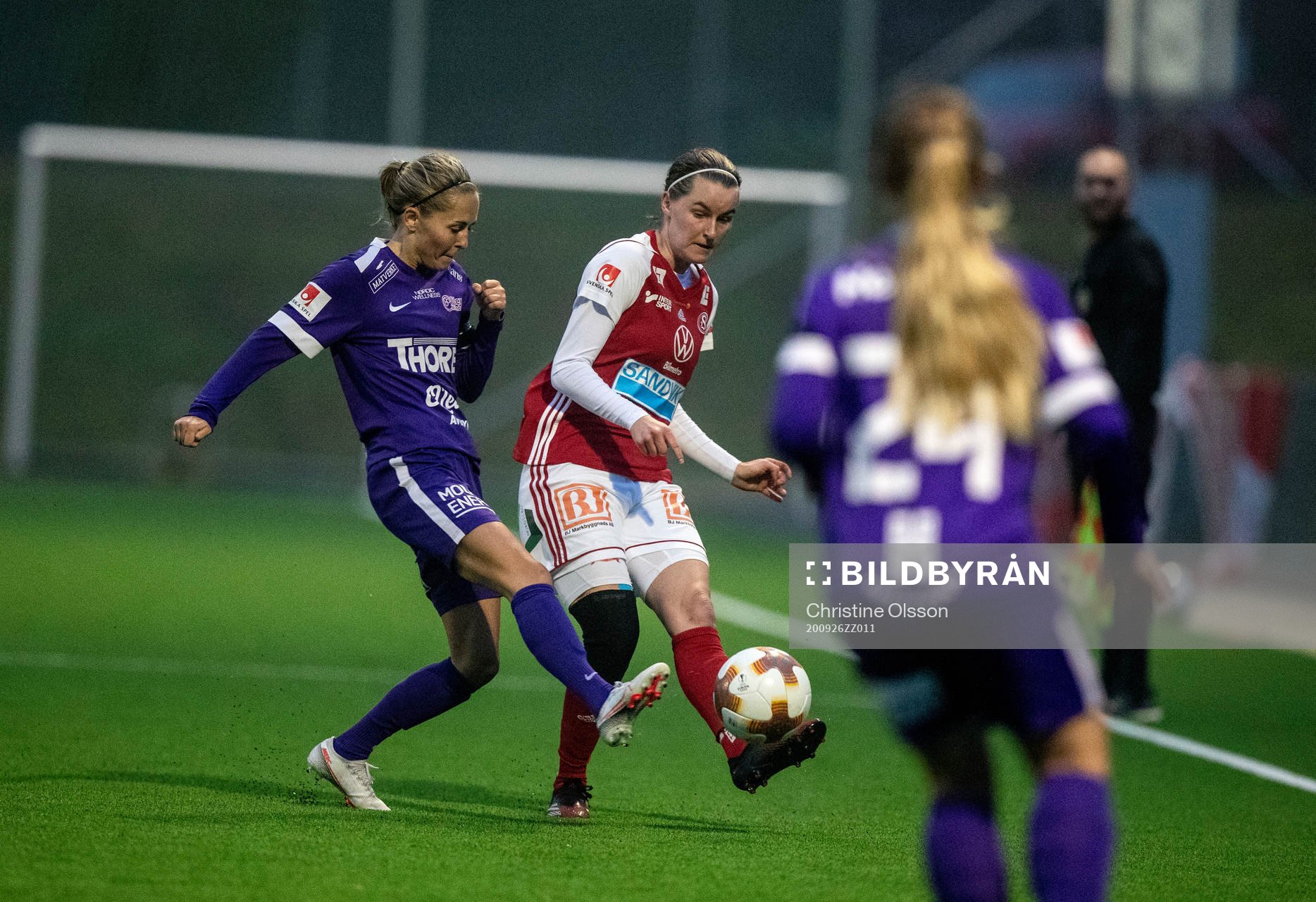 Jitex Ida Jacobson och Sandvikens Emma Gabrielsson