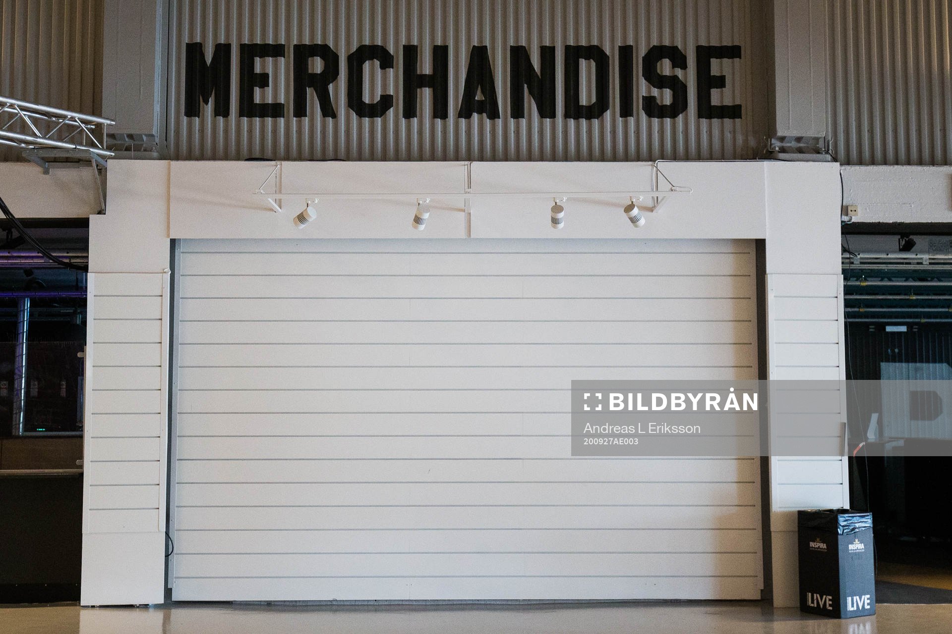 Ett tomt Hovet innan ishockeymatchen i SHL mellan