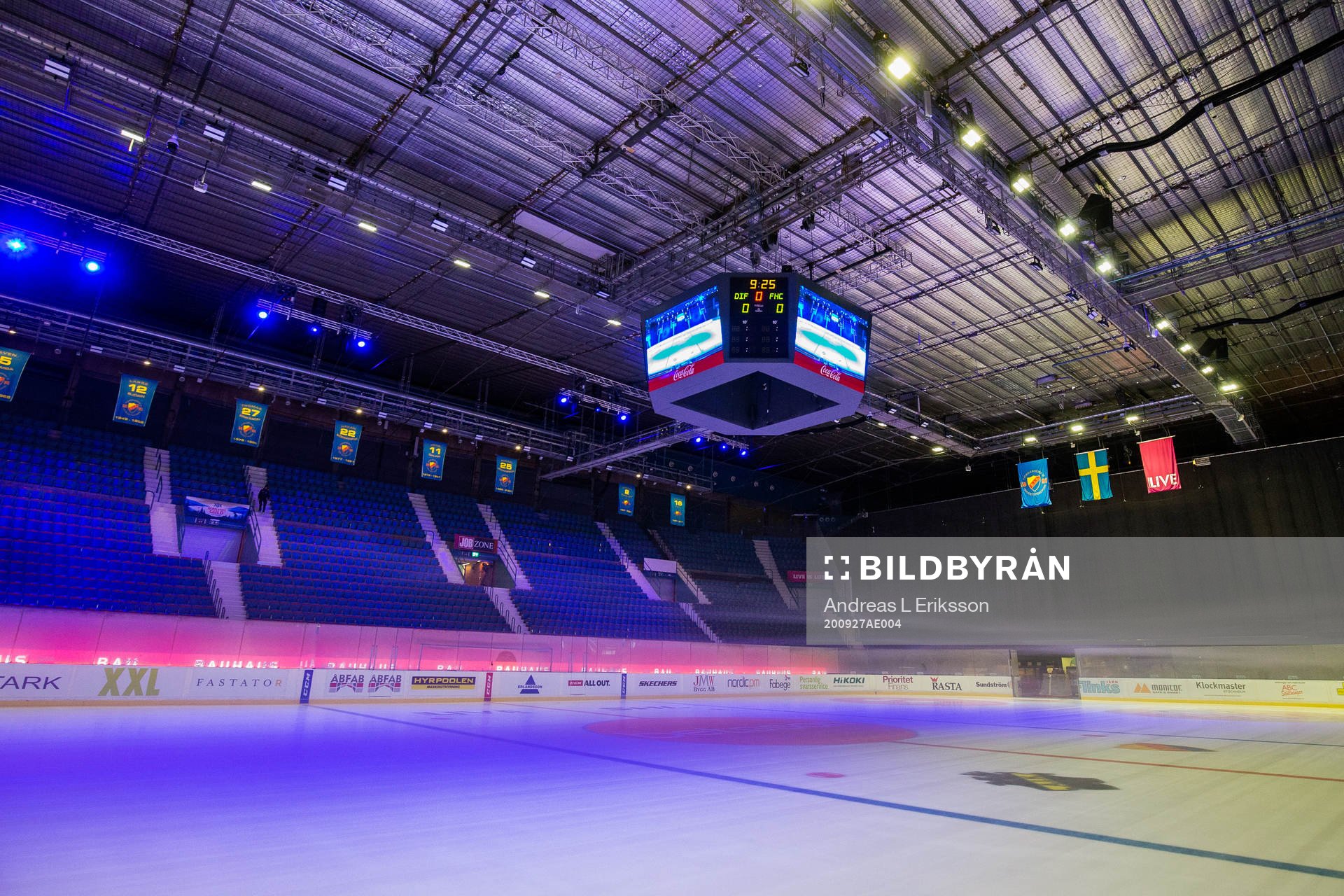 Hovet innan ishockeymatchen i SHL mellan Djurgården och