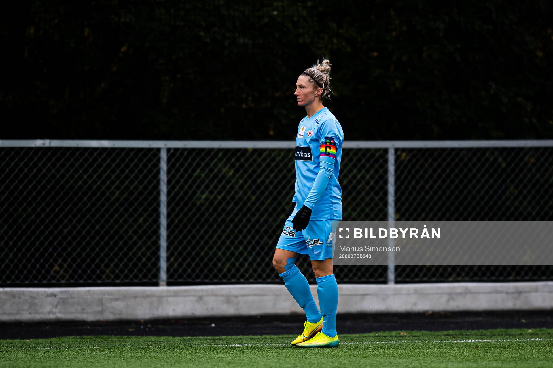 Robyn Elizabeth Decker of Avaldsnes looks dejected