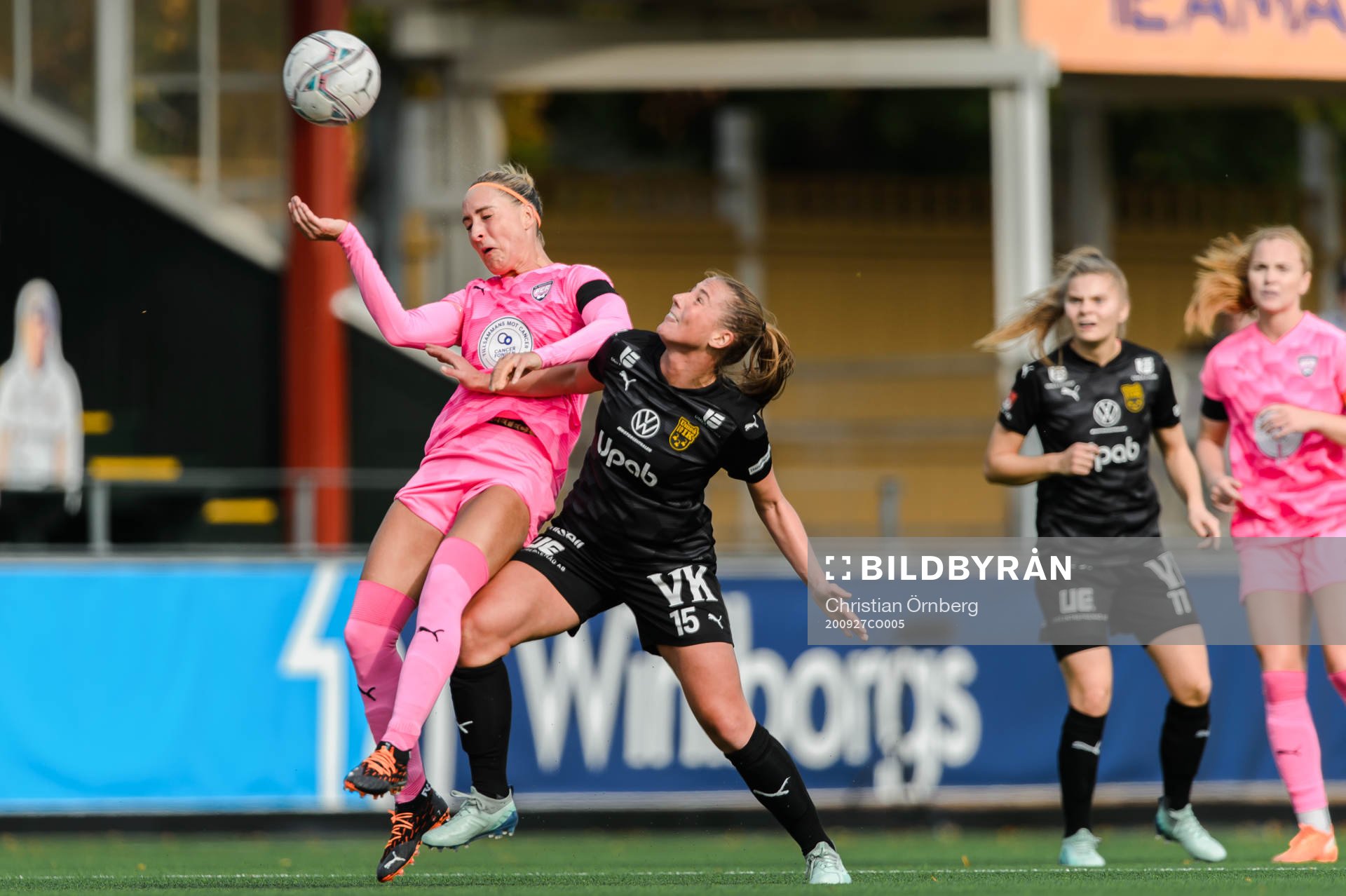 Rosengårds Sanne Troelsgaard och Umeås Olivia Holm