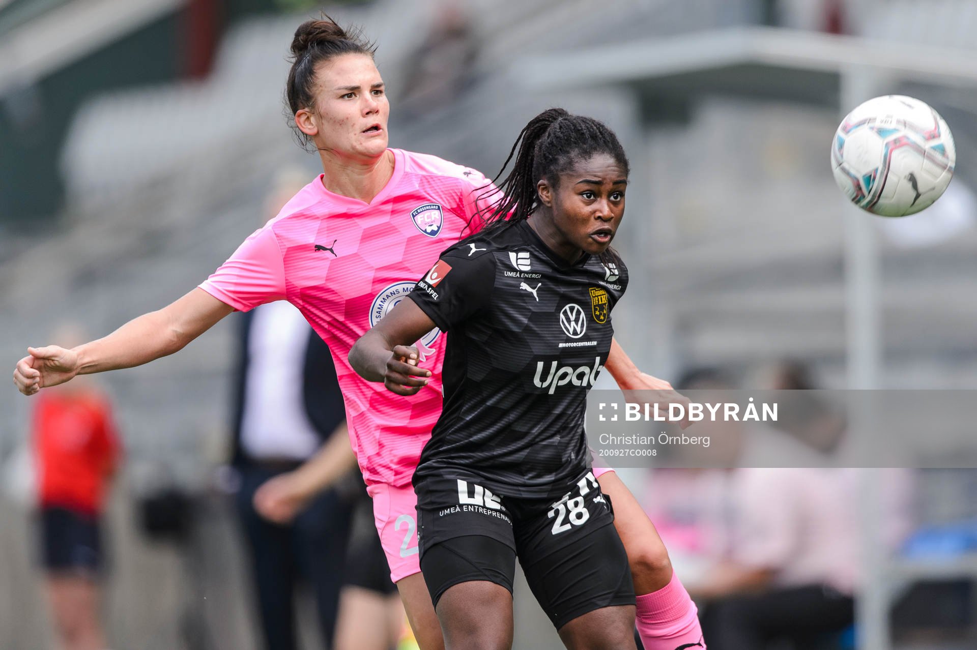 Rosengårds Katrine Veje och Umeås Monica Jusu Bah