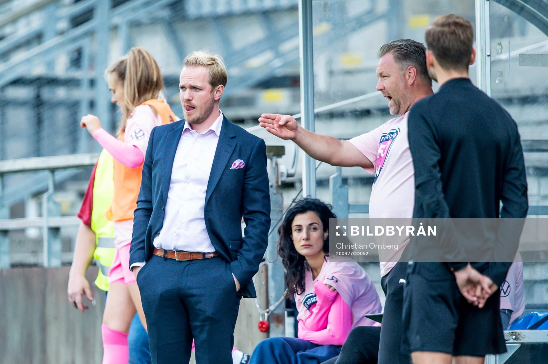 Rosengårds tränare Jonas Eidevall och assisterande