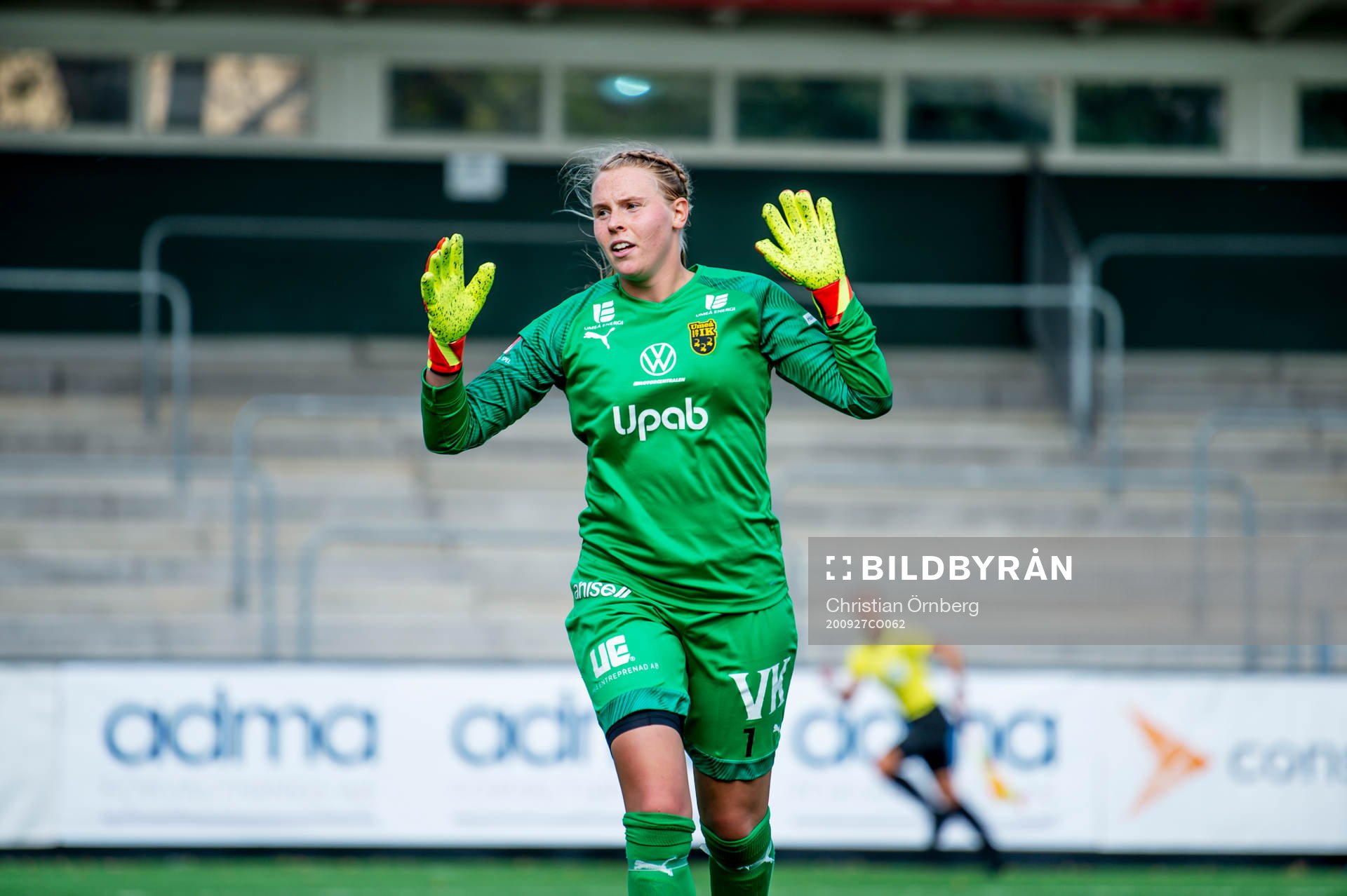 Umeås målvakt Agnes Granberg