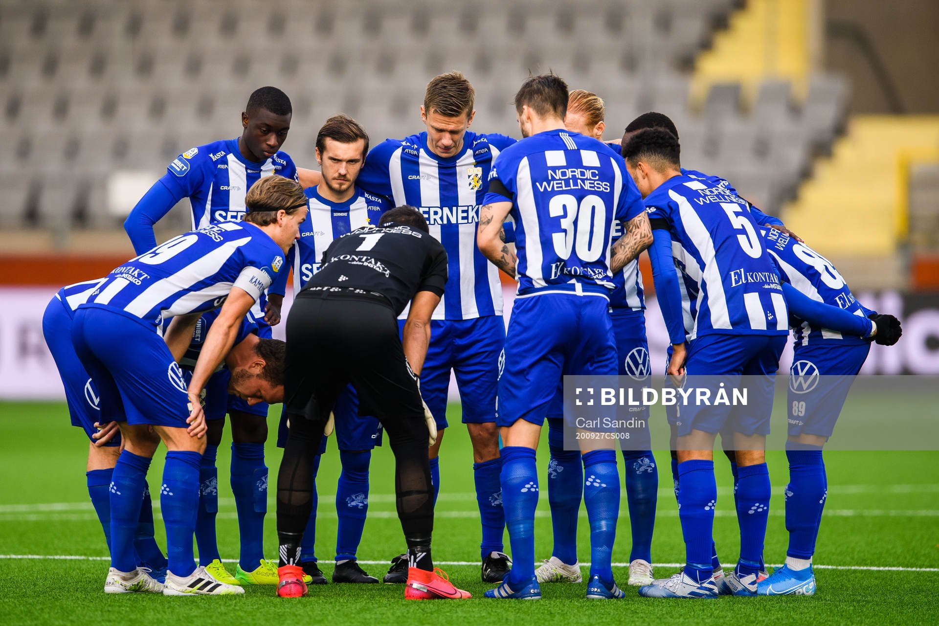 IFK Göteborg spelare samlas