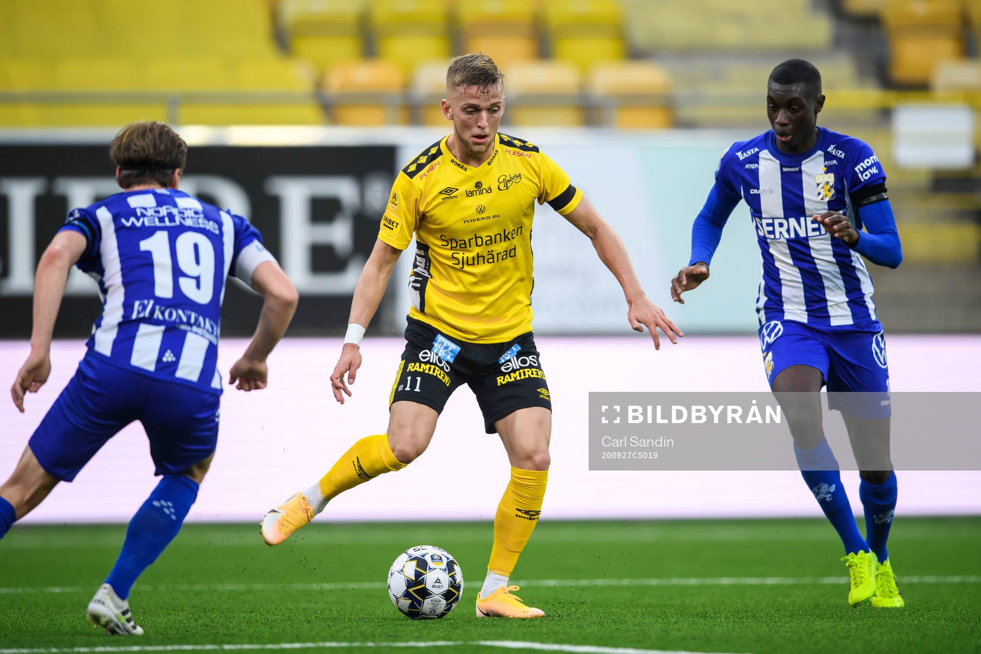 Elfsborgs Jesper Karlsson och IFK Göteborg Yahya Kalley