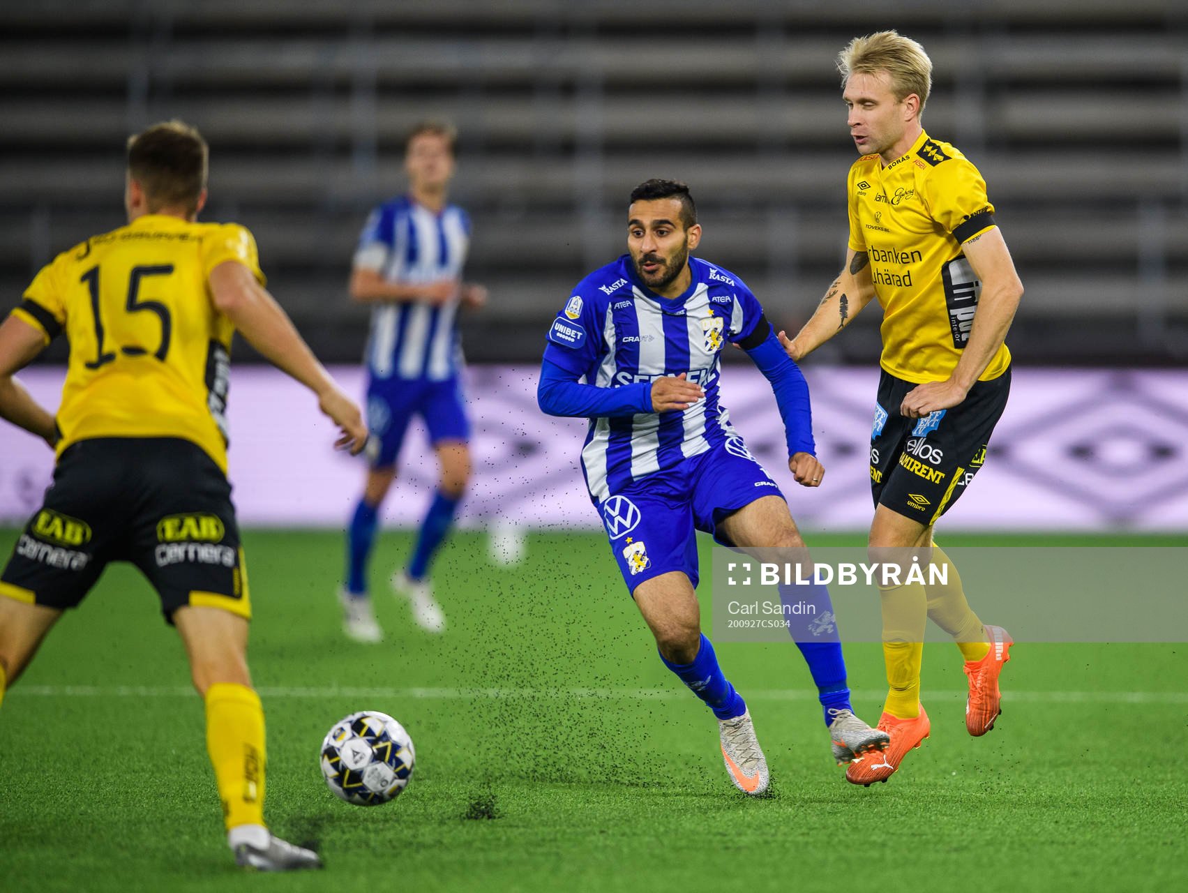 IFK Göteborg Sargon Abraham och Elfsborgs Johan Larsson