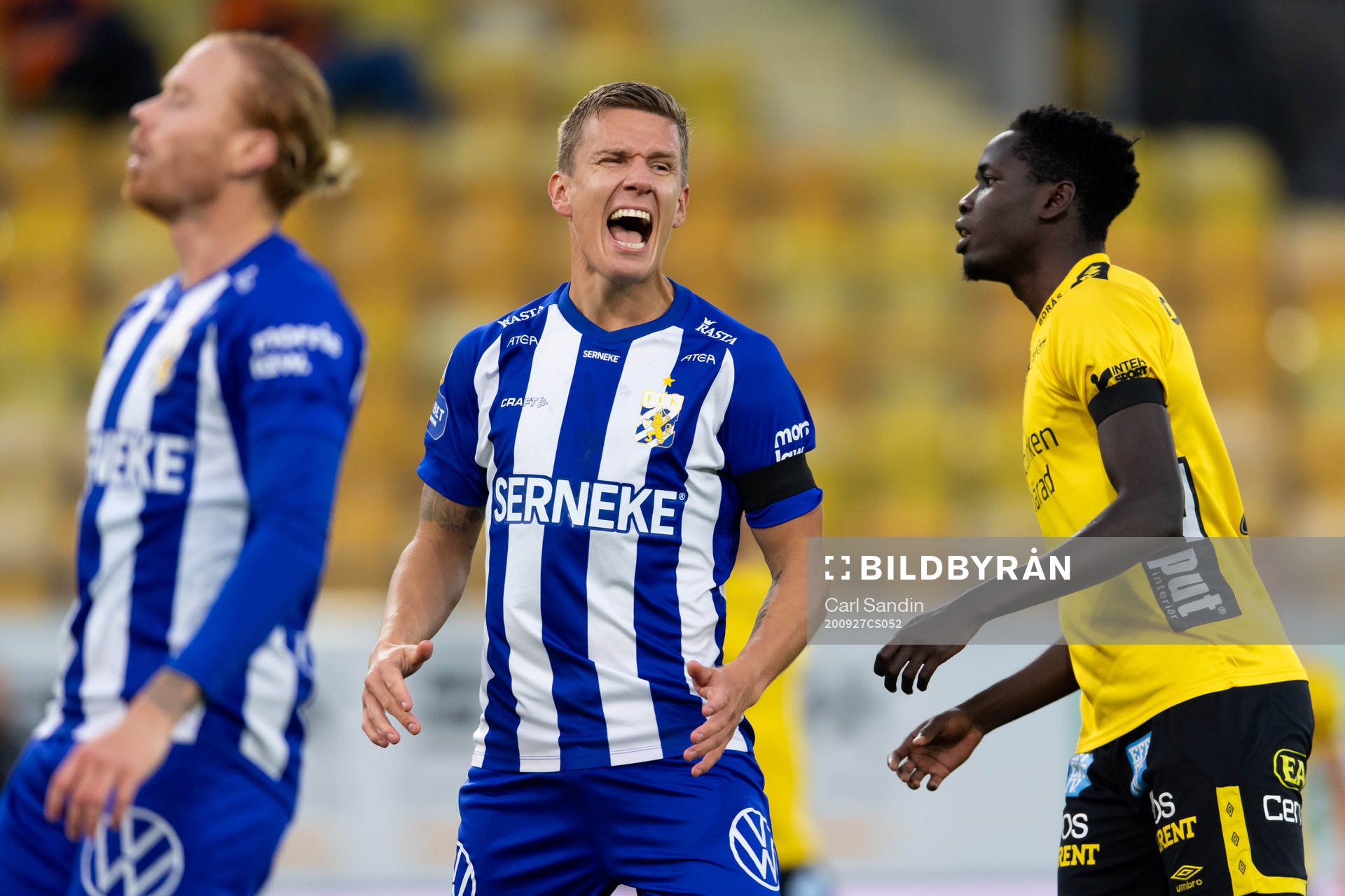 IFK Göteborg Pontus Wernbloom reagerar
