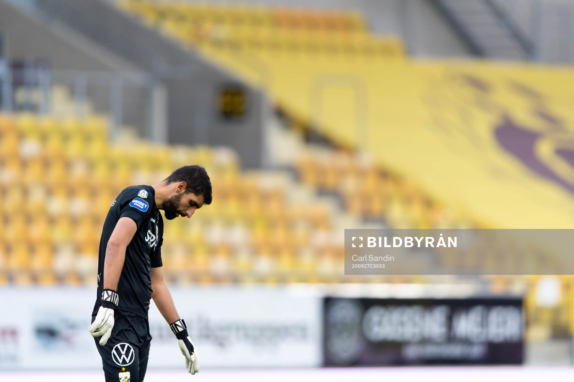 IFK Göteborg målvakt Ioannis Anestis deppar