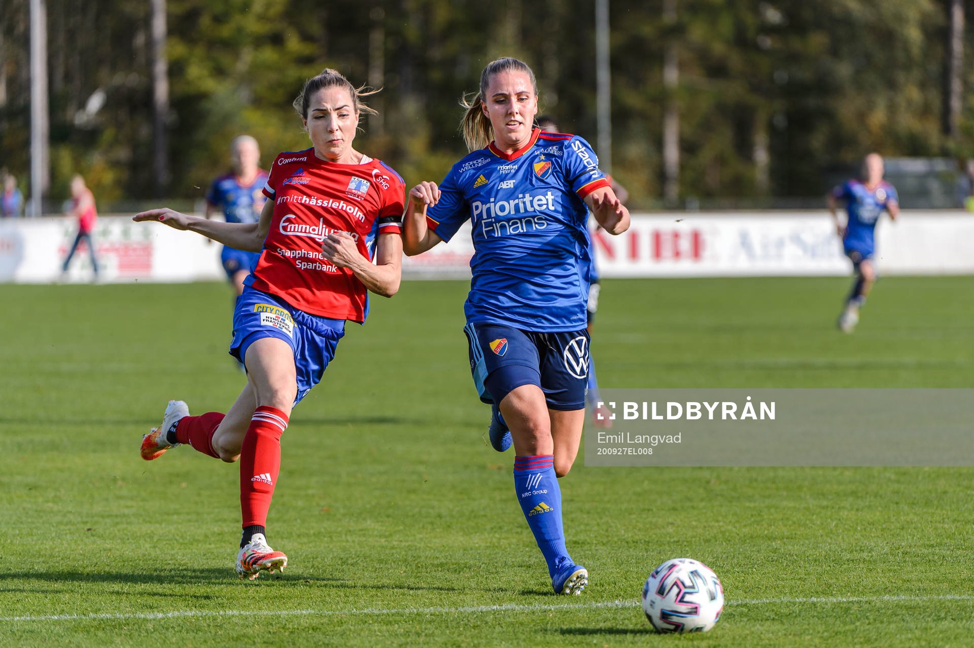 Vittsjös Clara Markstedt och Djurgårdens Gudrun Arnadottir
