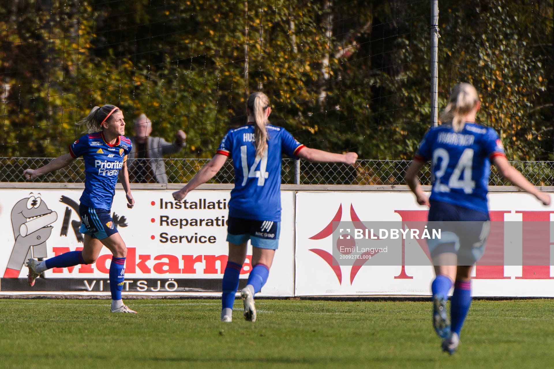 Djurgårdens Olivia Schough jublar