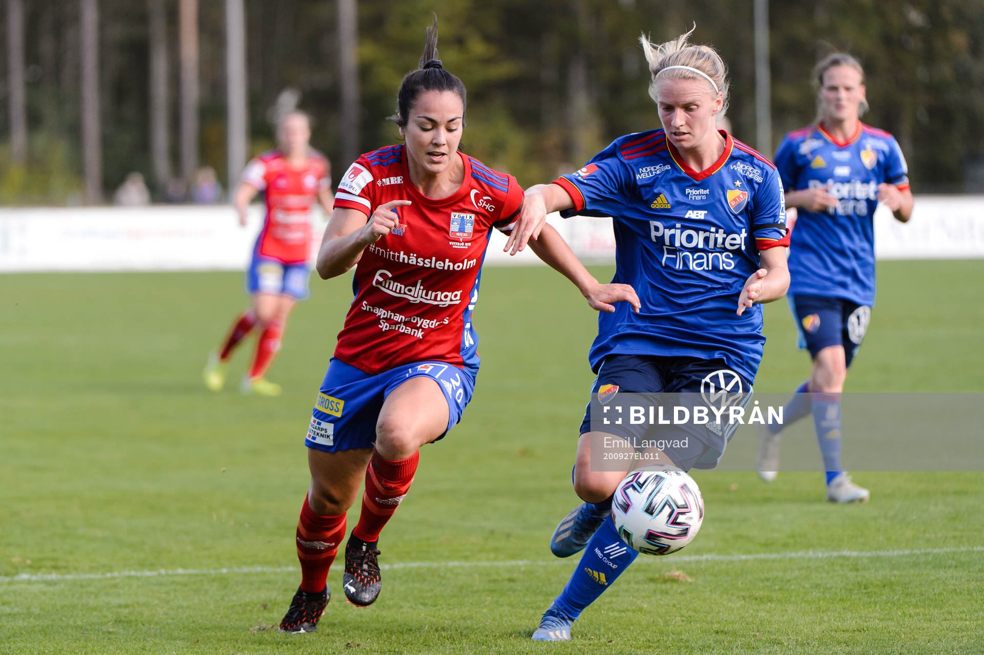 Vittsjös Michelle De Jongh  och Djurgårdens Amander Kander