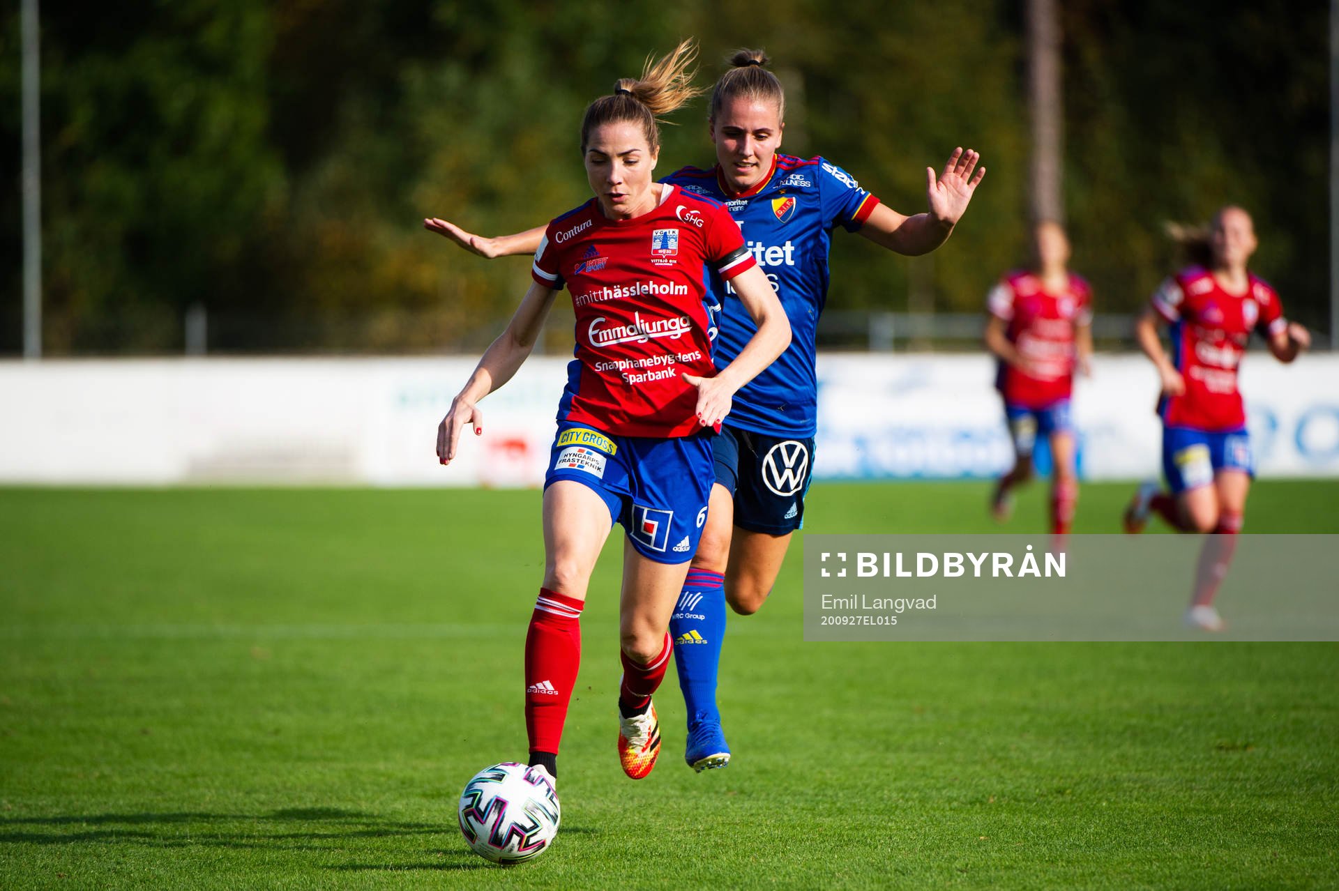 Vittsjös Clara Markstedt och Djurgårdens Gudrun Arnadottir