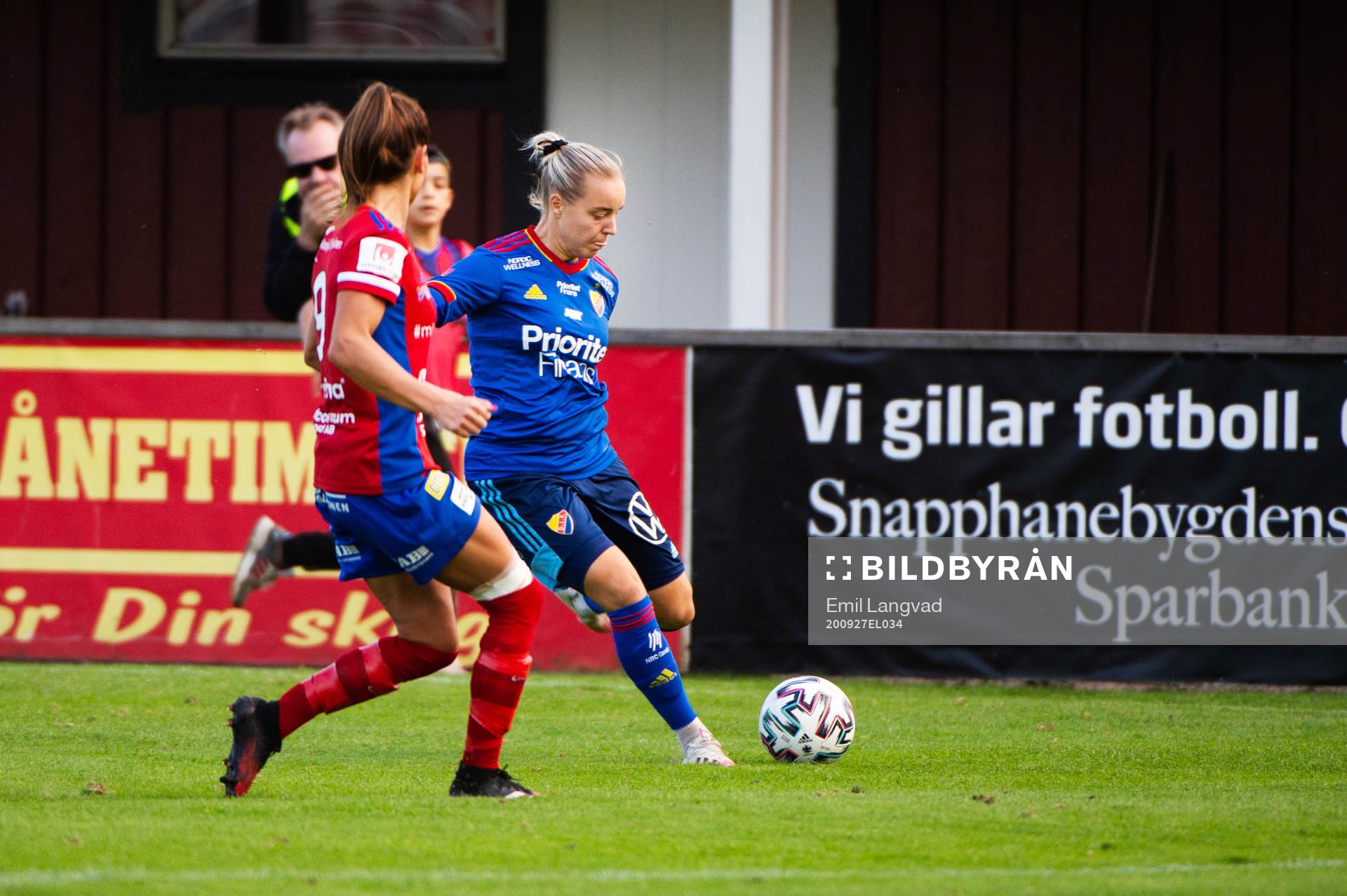 Vittsjös Elisabet Klinga och Djurgårdens Fanny Lång