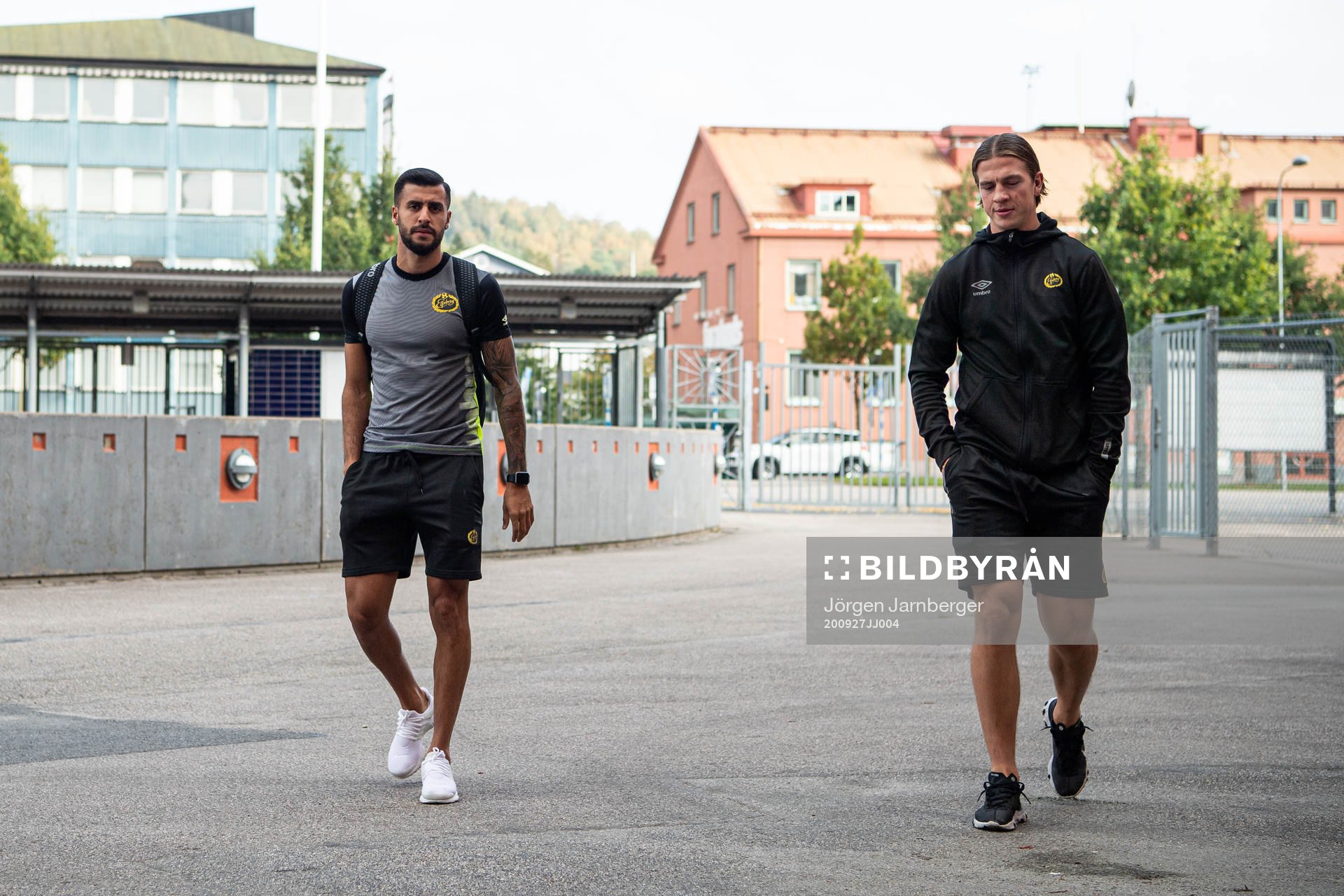 Elfsborgs Rami Kaib och Simon Olsson