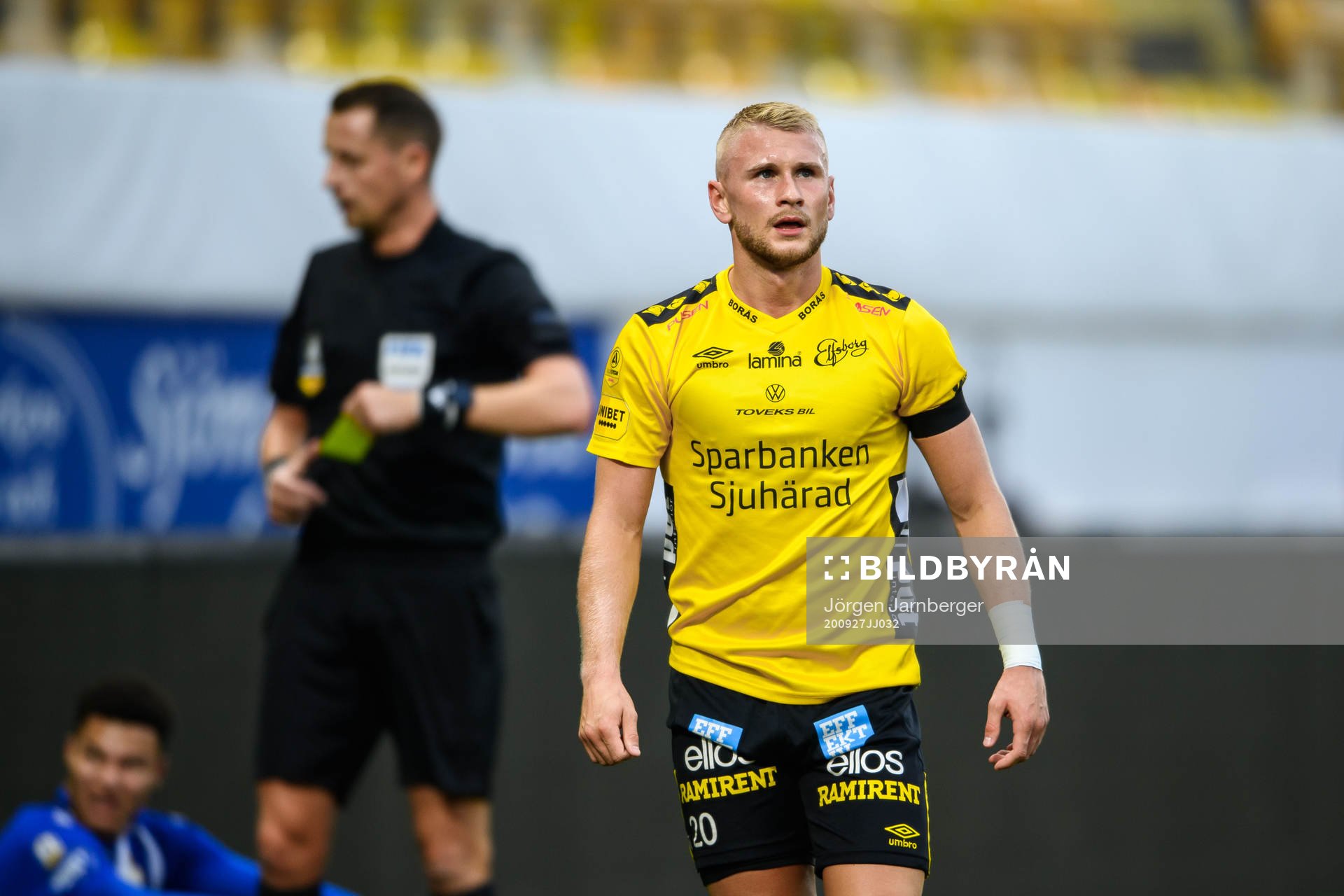 Elfsborgs Simon Strand reagerar