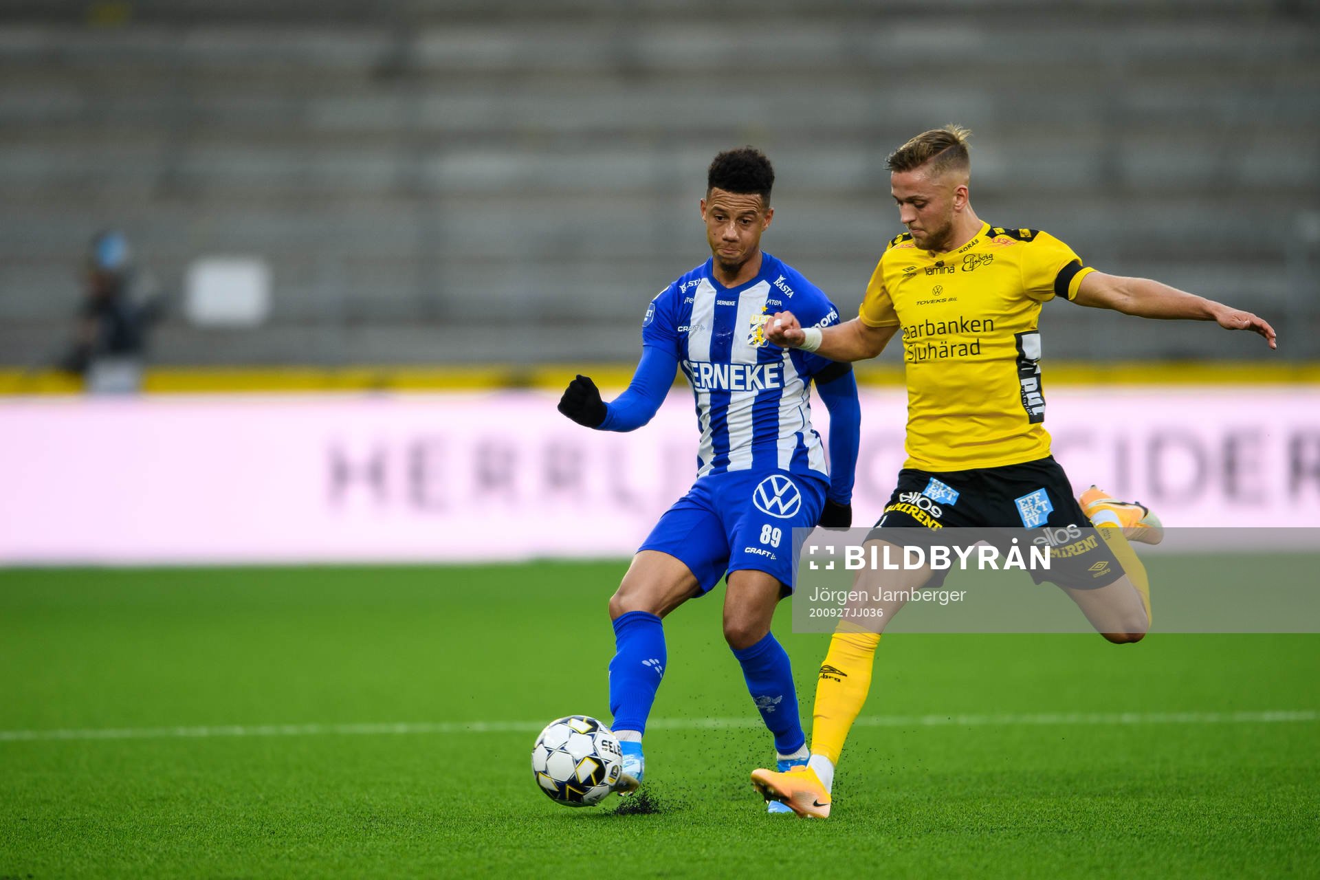 IFK Göteborg Tobias Sana och Elfsborgs Jesper Karlsson