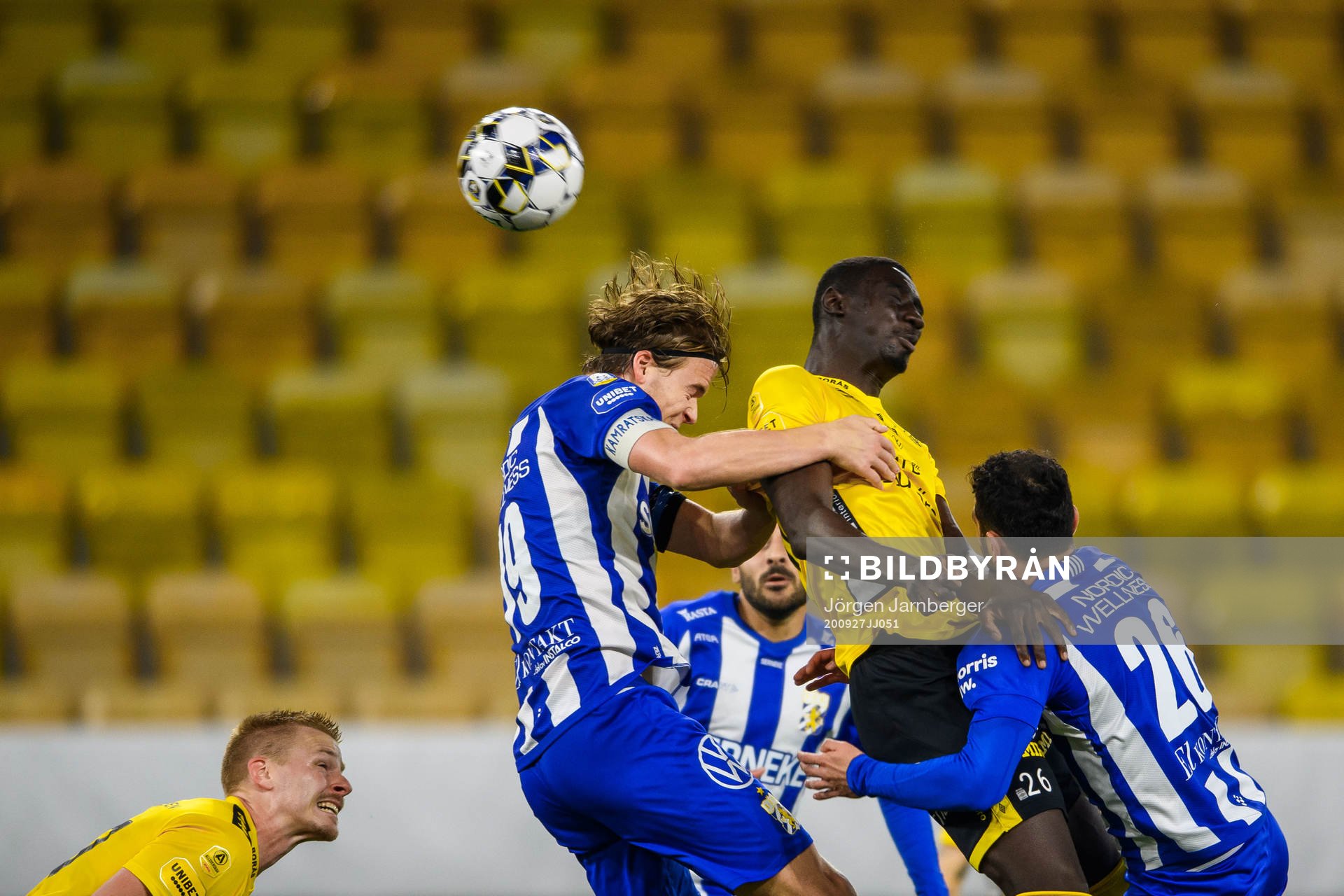 Elfsborgs Marokhy Ndione och IFK Göteborg August Erlingmark