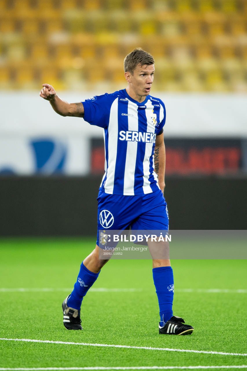 IFK Göteborg Pontus Wernbloom reagerar
