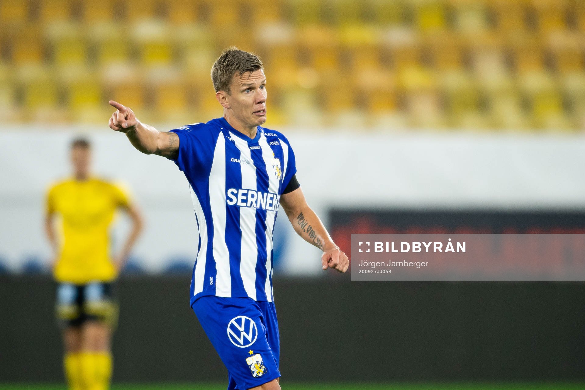IFK Göteborg Pontus Wernbloom reagerar