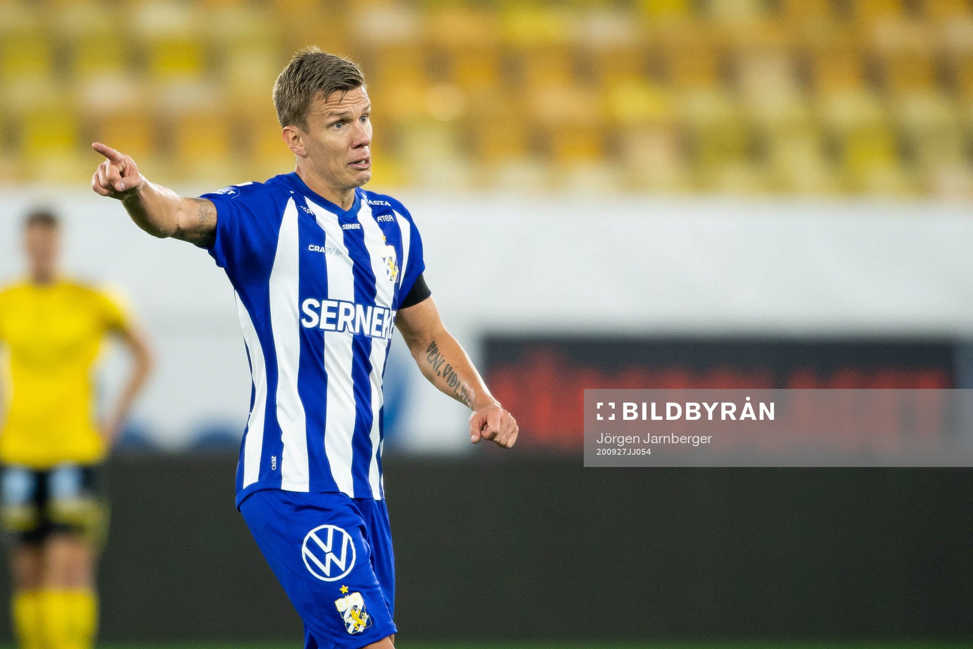 IFK Göteborg Pontus Wernbloom reagerar