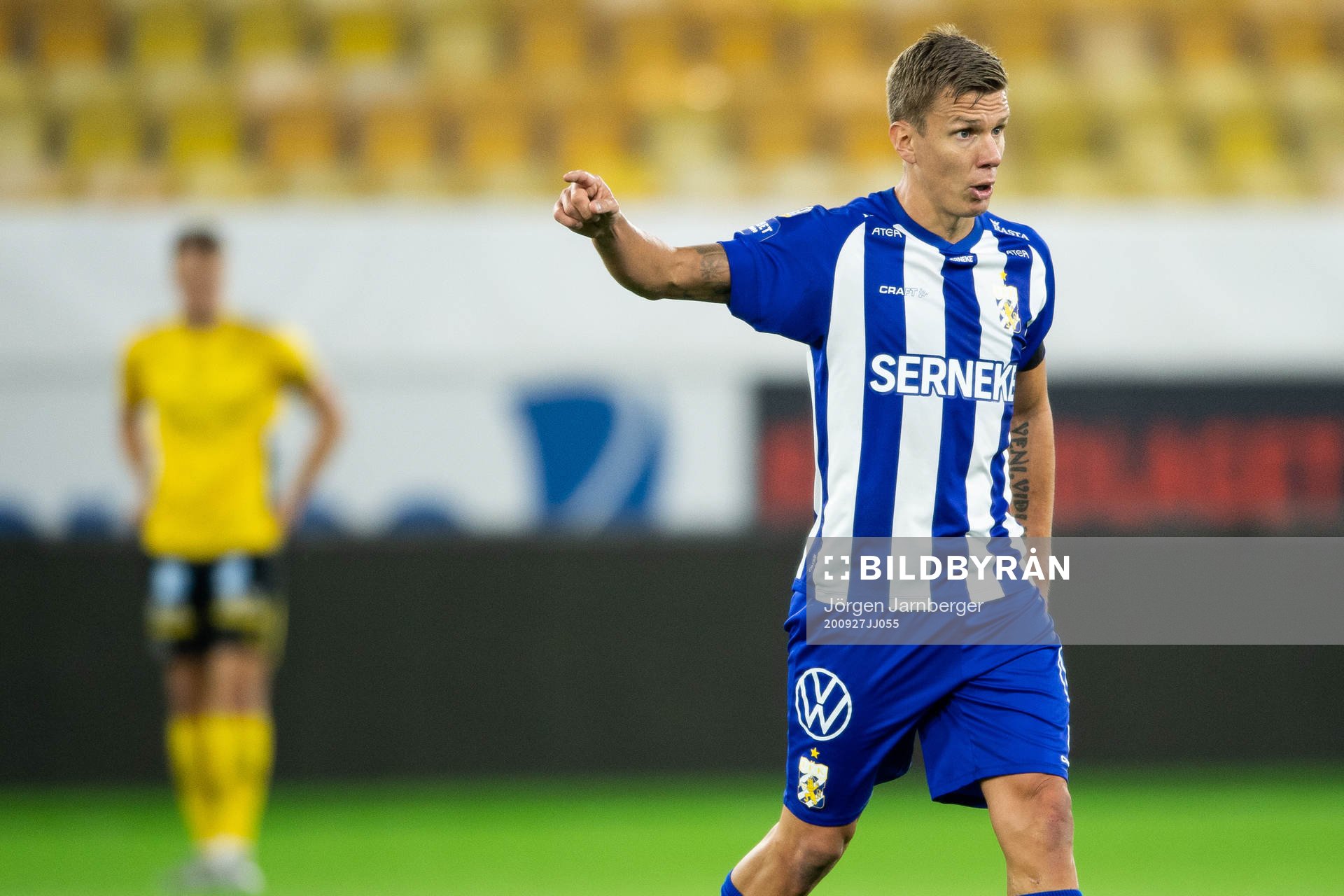 IFK Göteborg Pontus Wernbloom reagerar