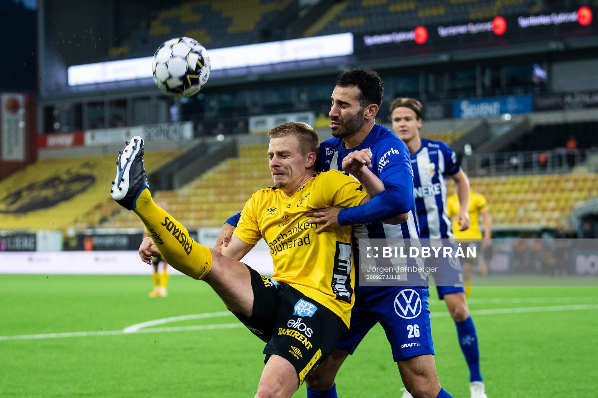 Elfsborgs Per Frick och IFK Göteborgs André Calisir