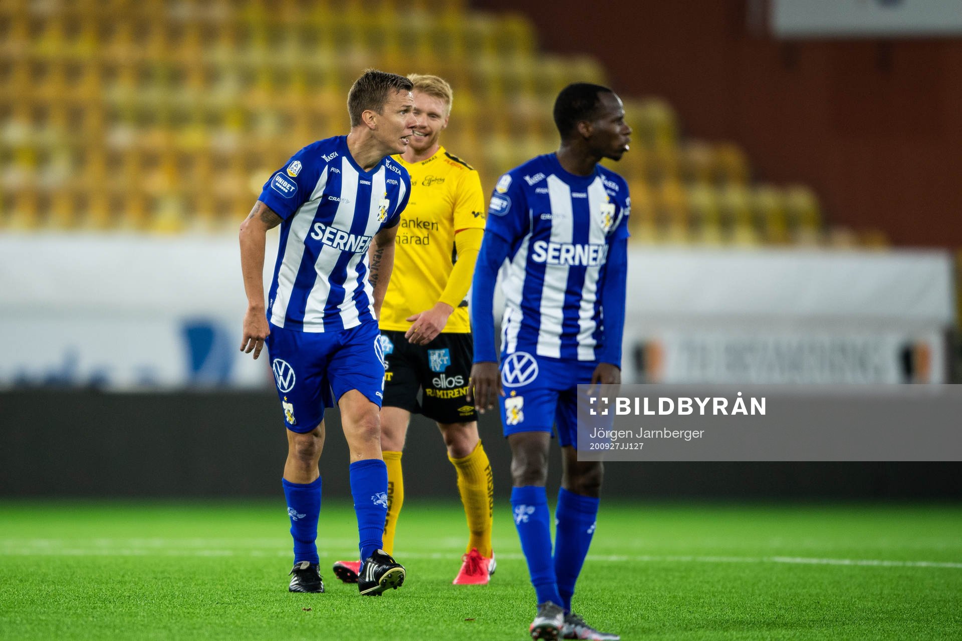 IFK Göteborg Pontus Wernbloom reagerar