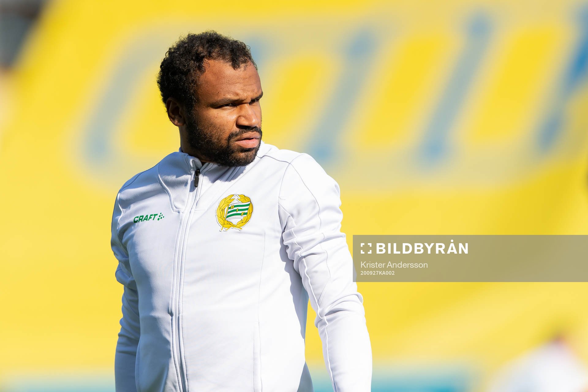 Hammarbys Serge-Junior Martinsson Ngouali före
